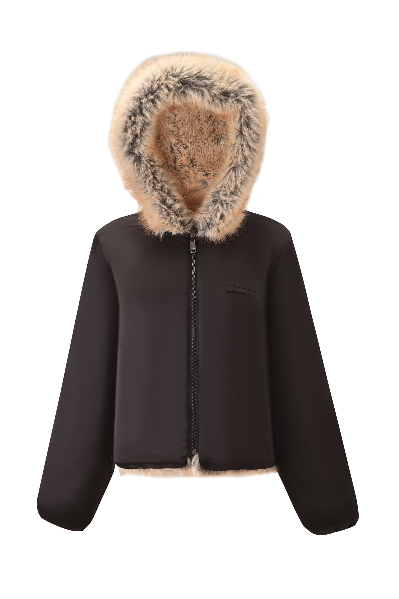 EVEREST REVERSIBLE JACKET - BROWN