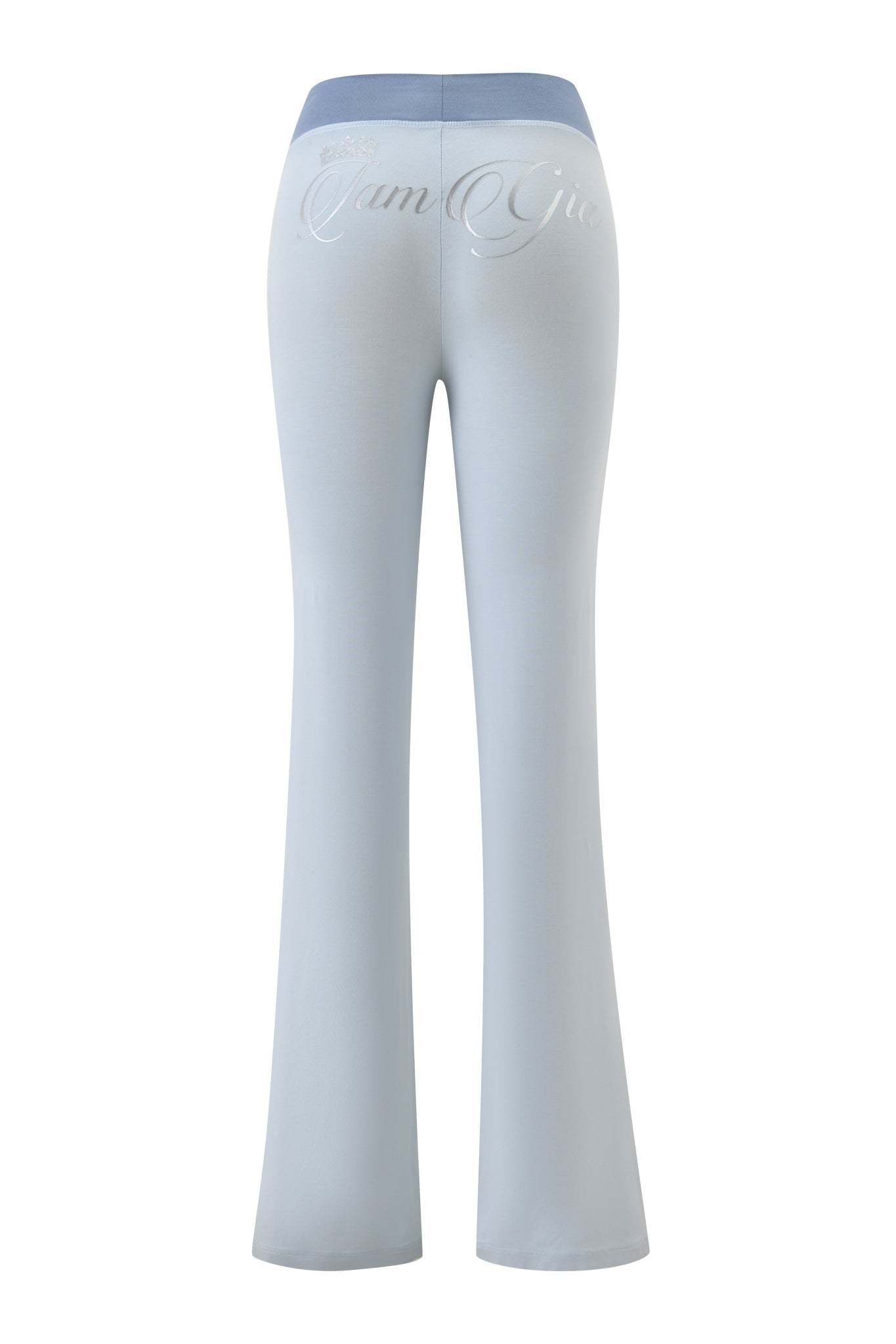 BLARE LOWER RISE TRACKPANT - TWO TONE POWDER BLUE