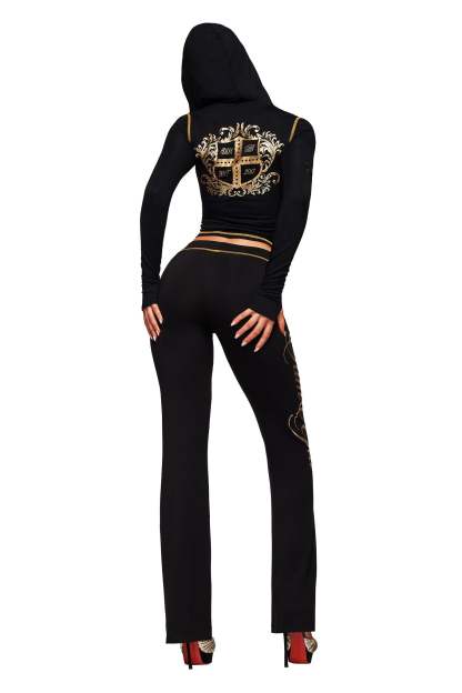 BLARE FORM TRACKPANT - BLACK AND GOLD