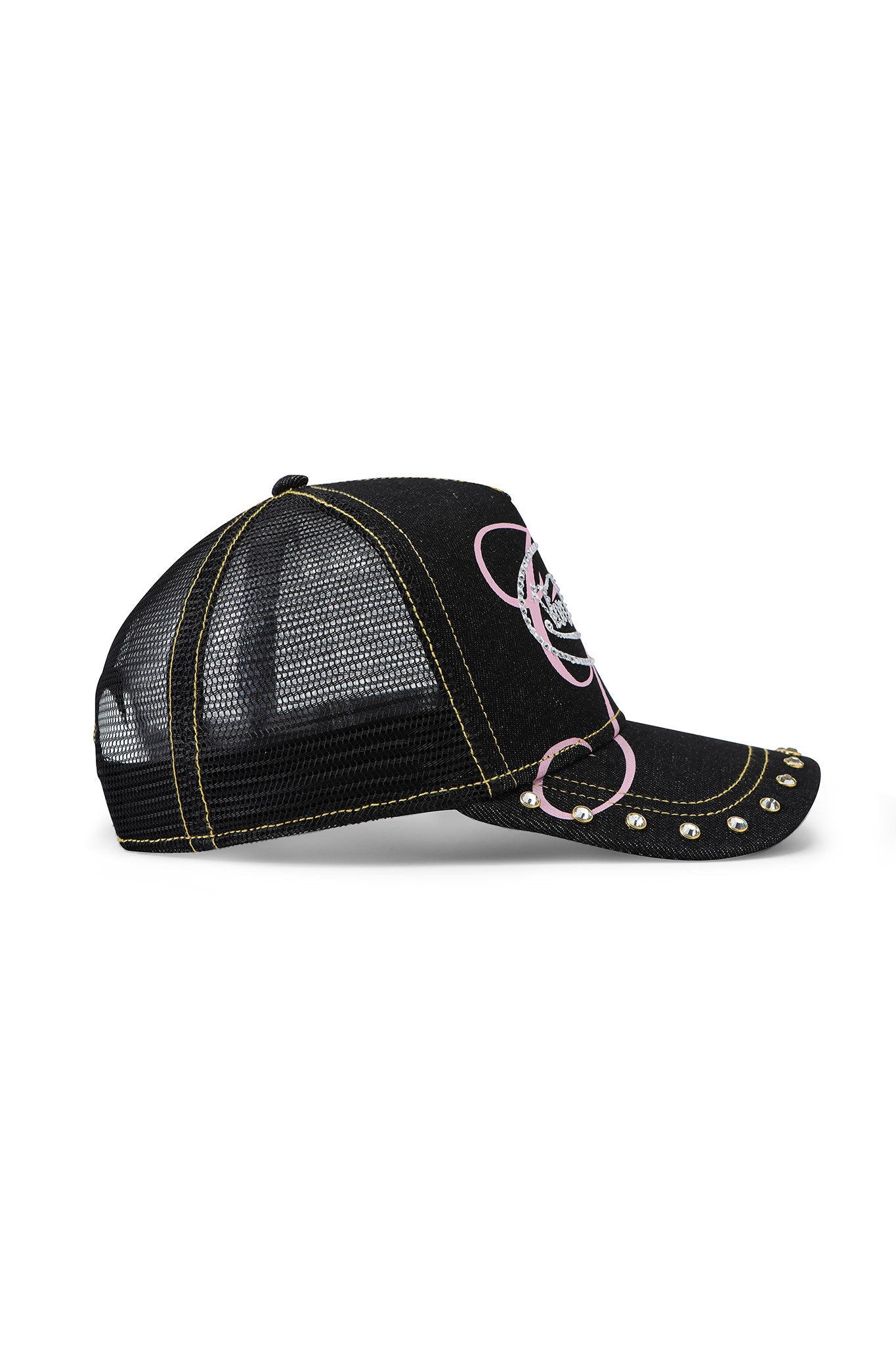 I.AM.GIA X VON DUTCH TRUCKER HAT - INDIGO DENIM