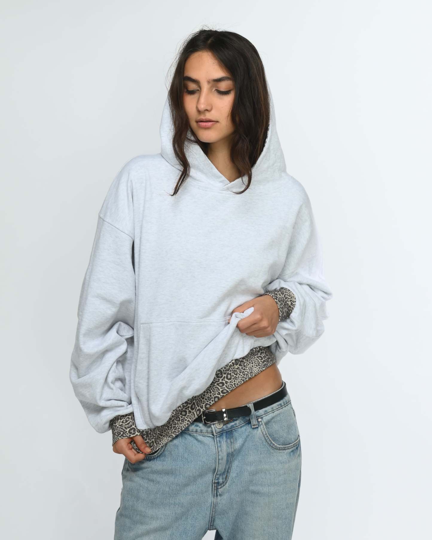 Leopard Layer Hoodie