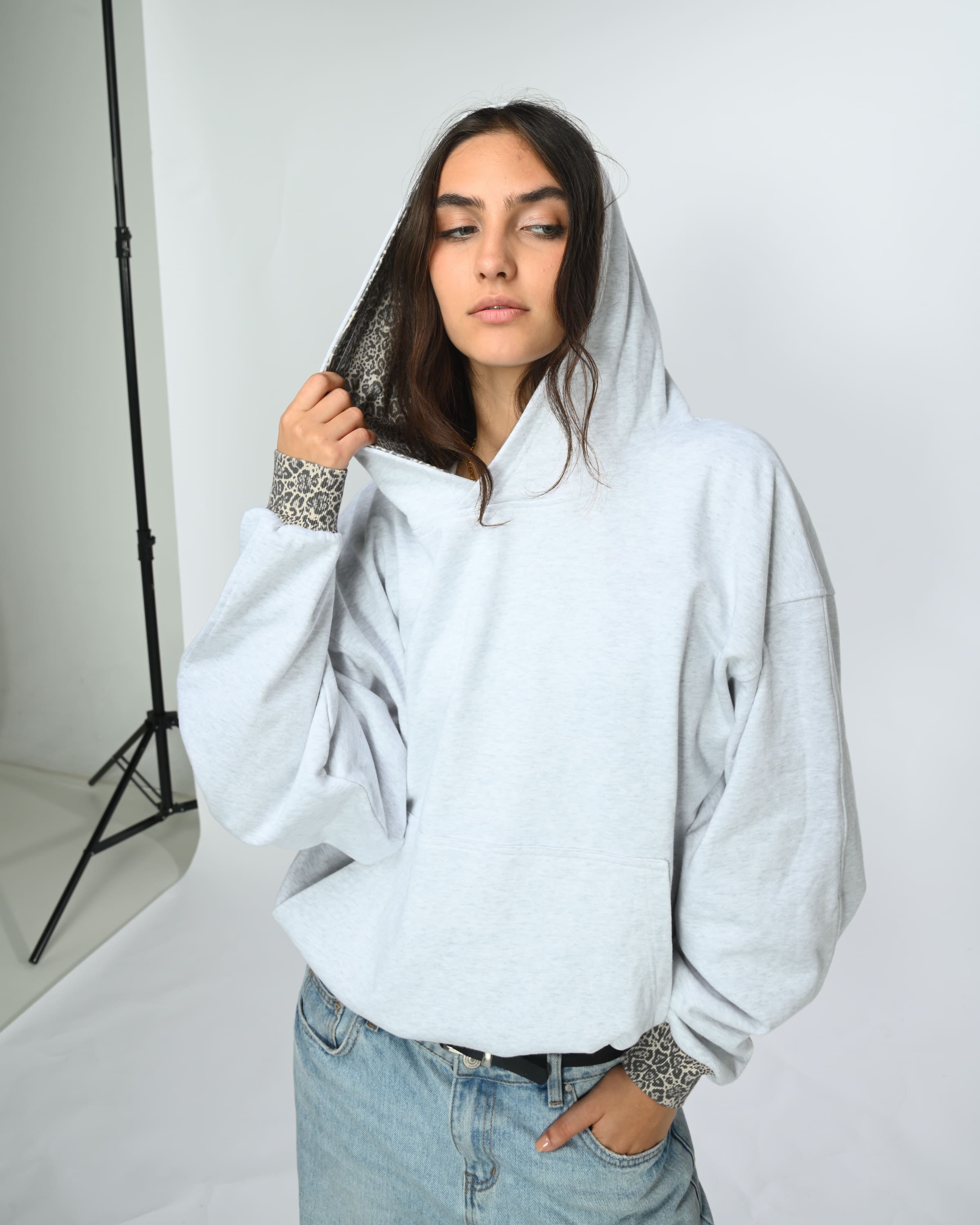 Leopard Layer Hoodie
