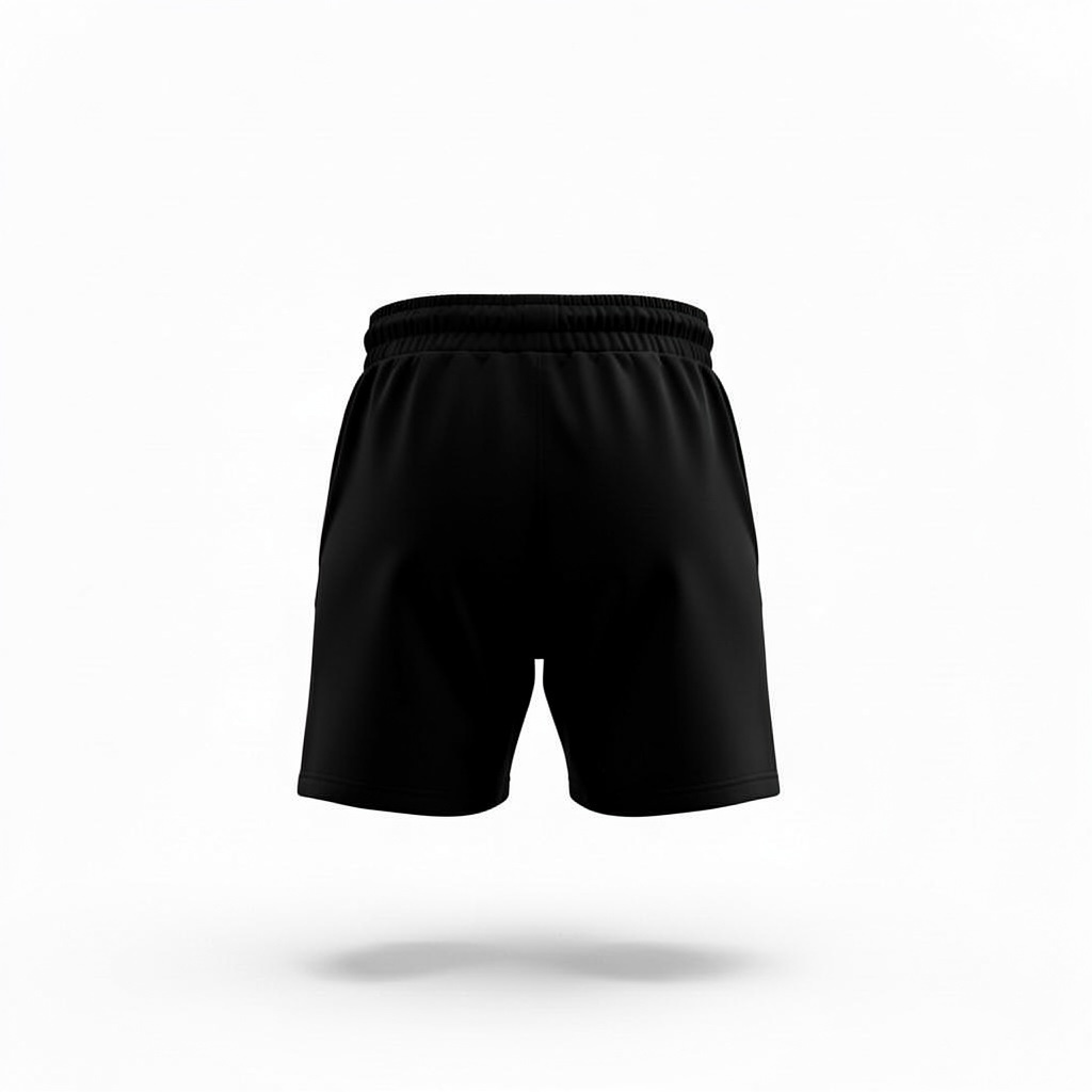 WCC Embossed Sweat Short - Black