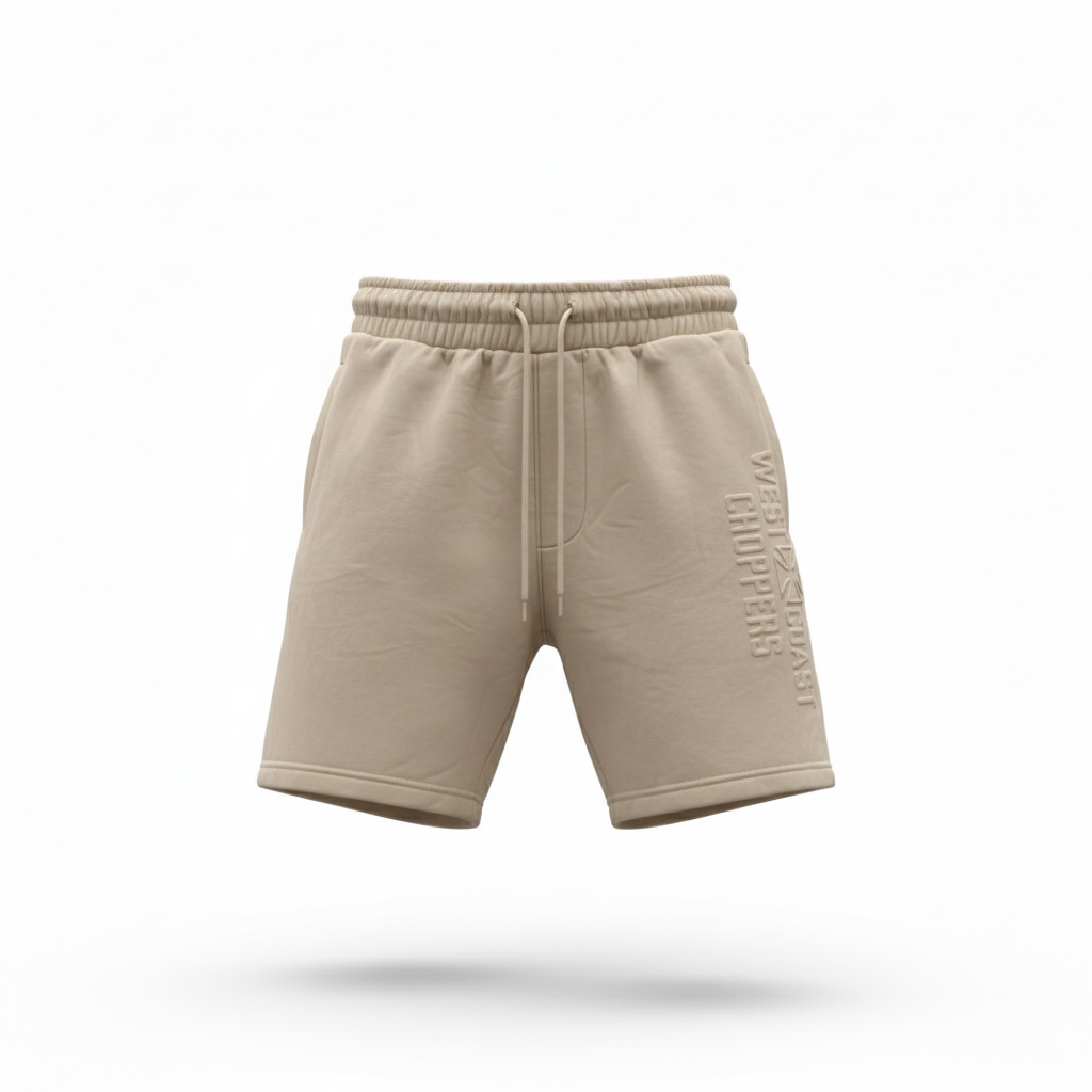 WCC Embossed Sweat Short - Beige
