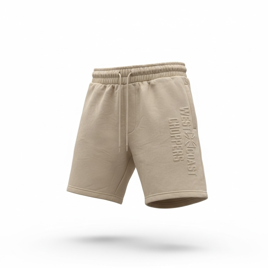 WCC Embossed Sweat Short - Beige