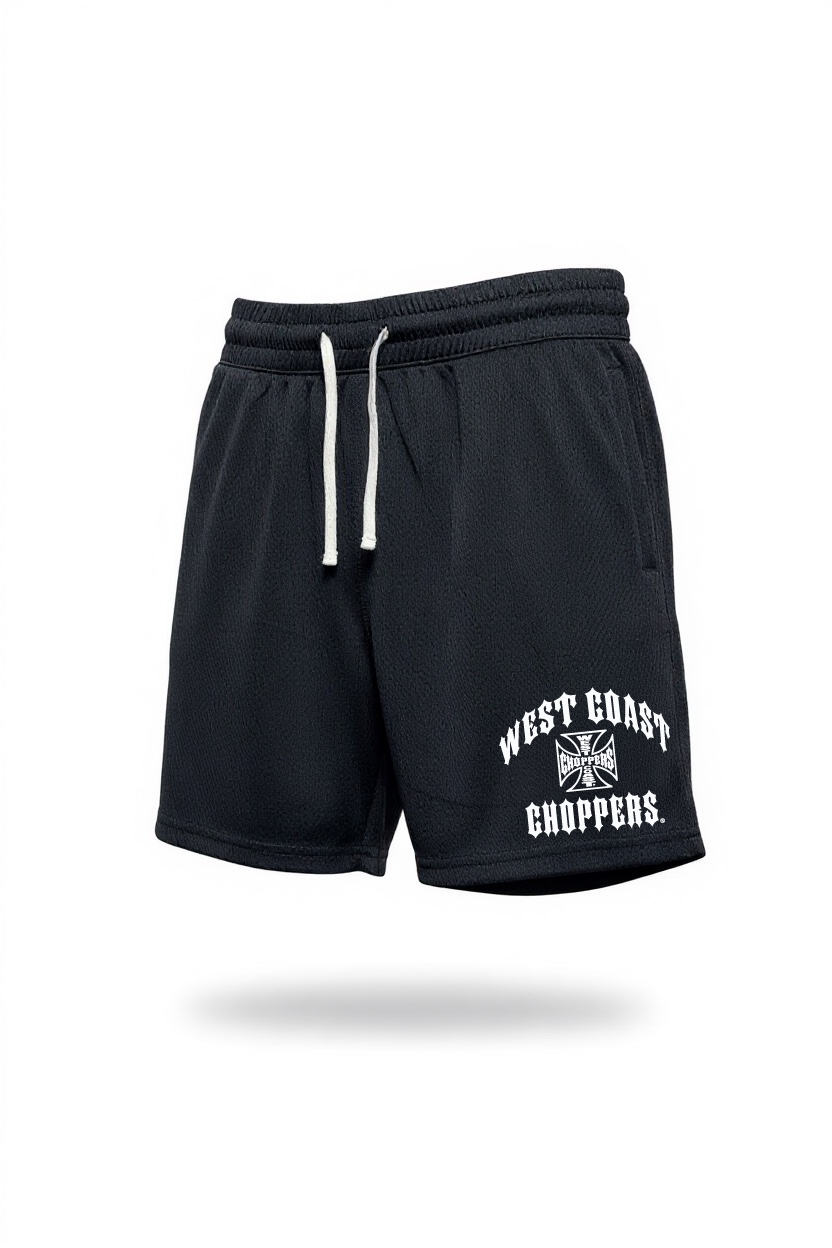 West Coast Choppers Iron Mesh Short - Black