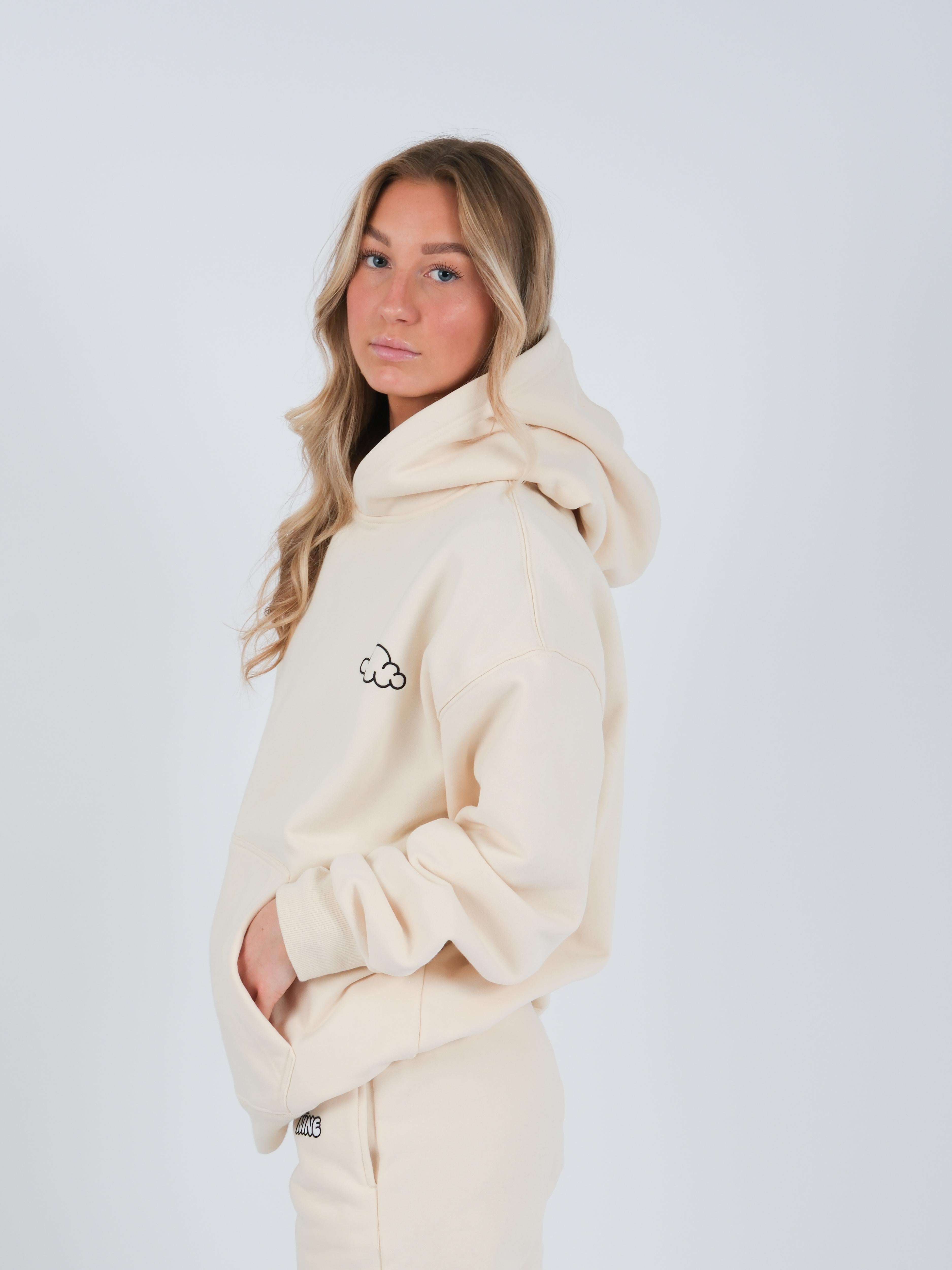 Custom cuff embroidery Cloud Hoodie
