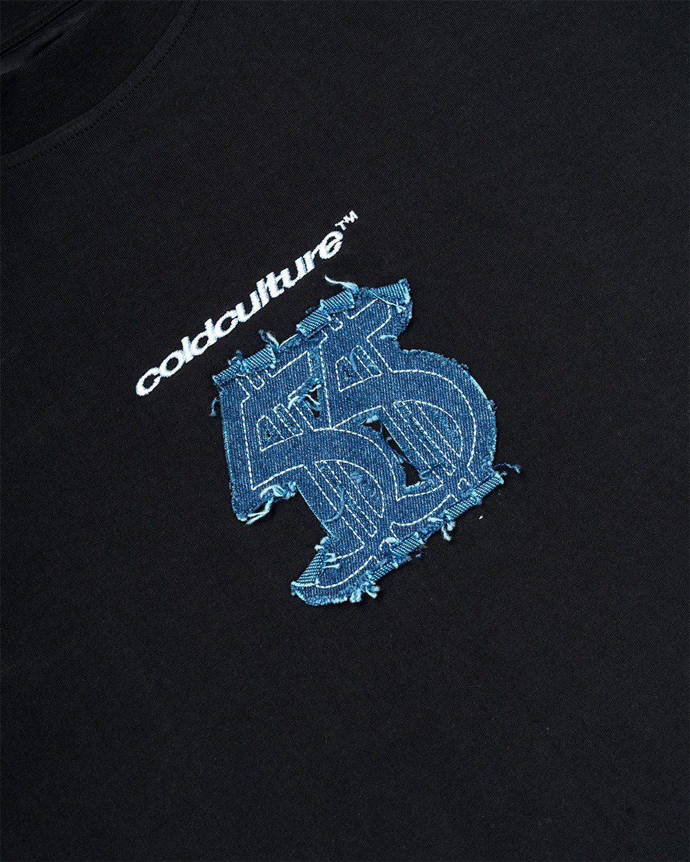 DISTRESSED DOLLAR TEE BLACK