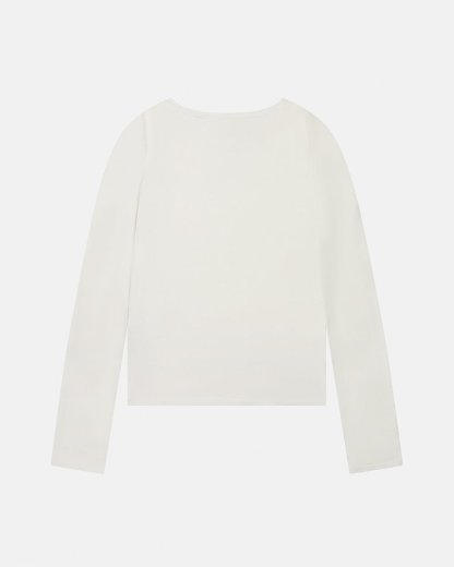 ESSENTIAL LONGSLEEVE TEE WHITE
