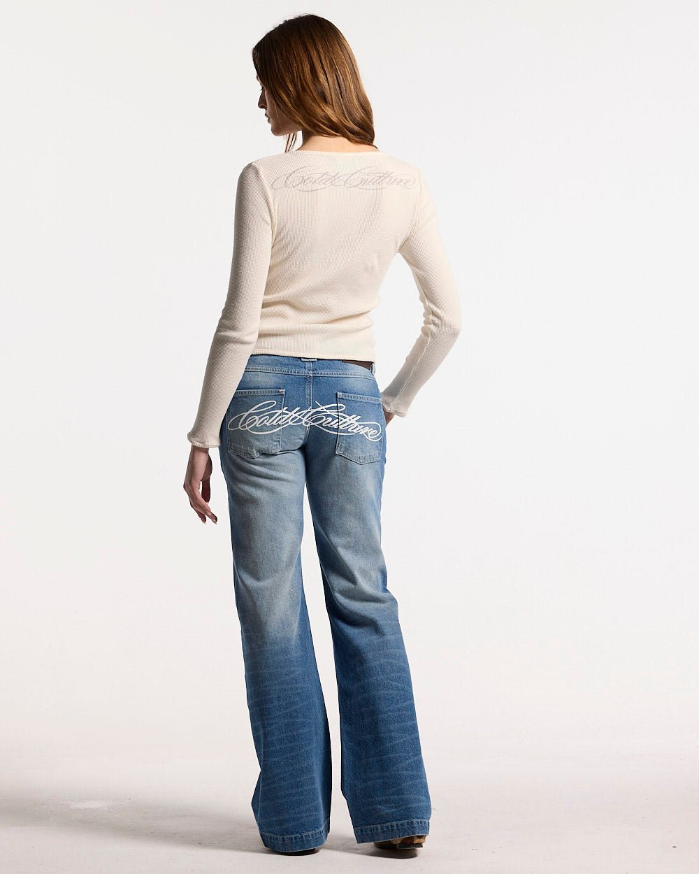 PERFECT LONGSLEEVE TOP OFF WHITE