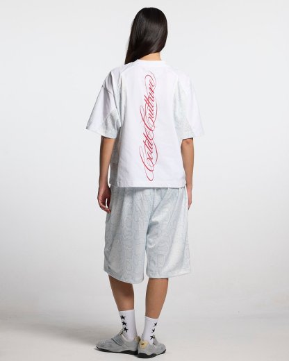 RIOT MESH TEE WHITE
