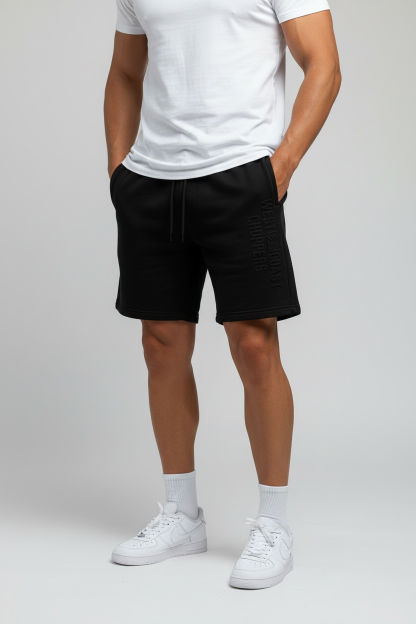 WCC Embossed Sweat Short - Black