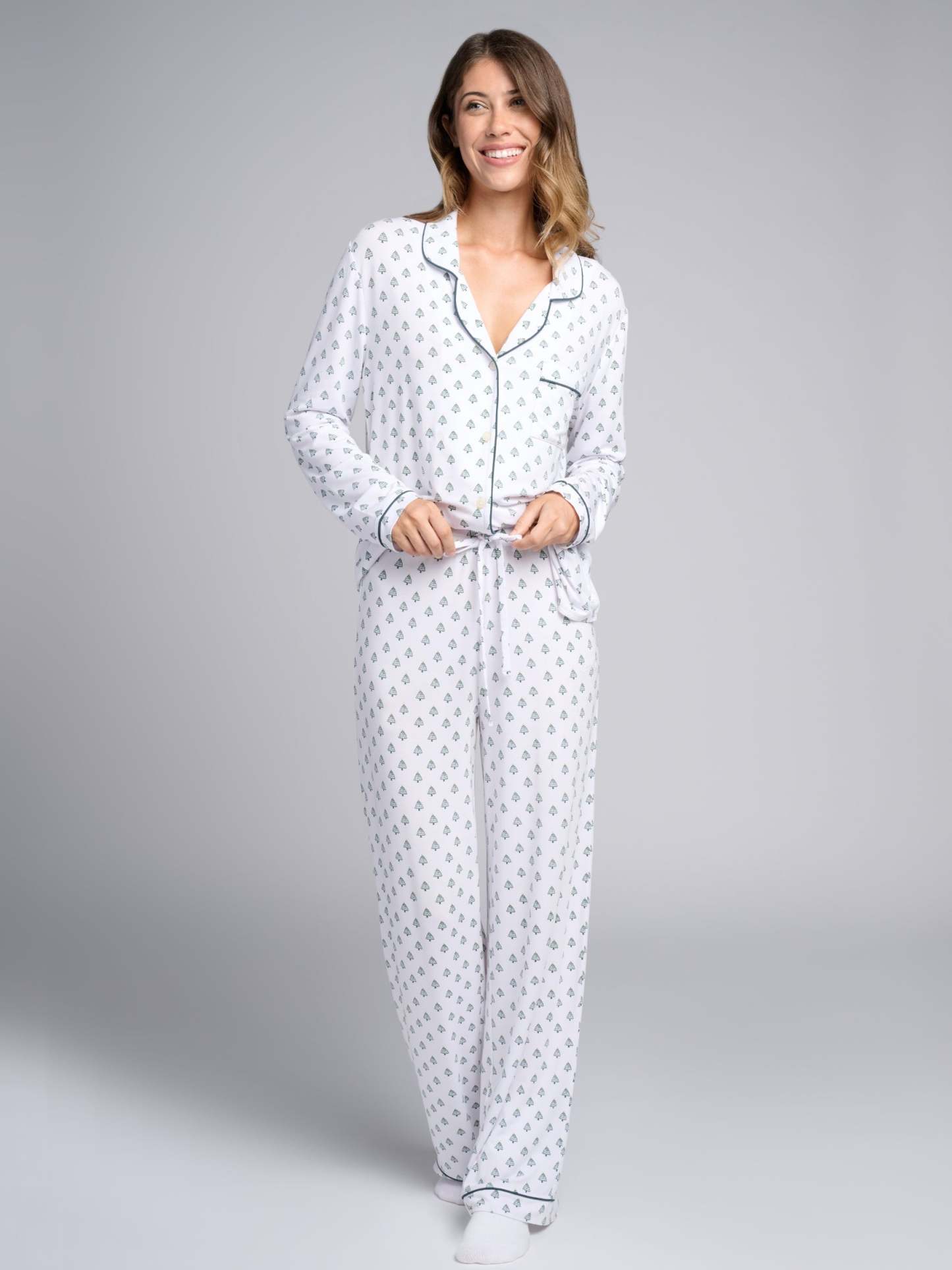 Luna Lounge Long Sleeve Pant PJ Set