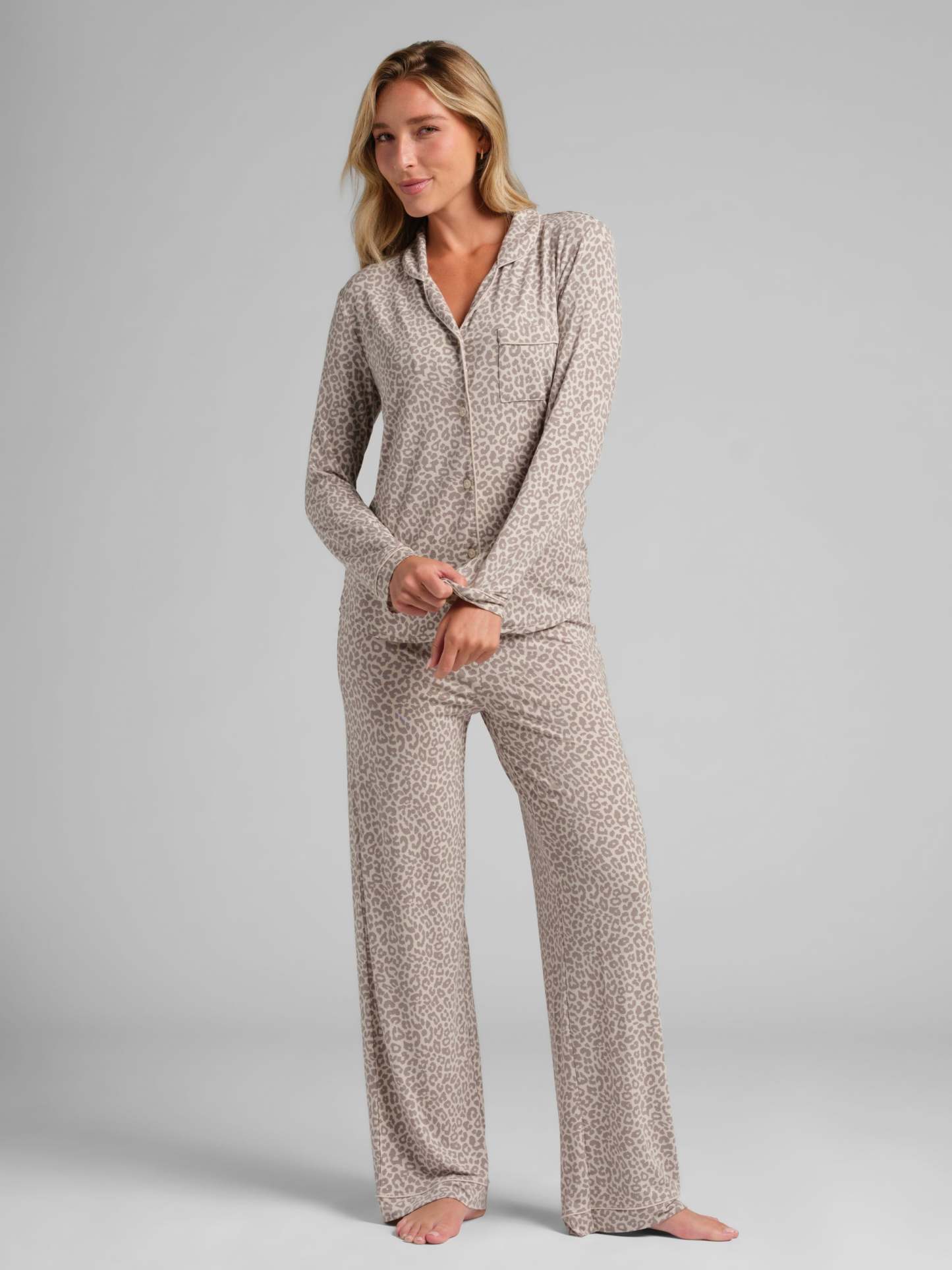 Luna Lounge Long Sleeve Pant PJ Set