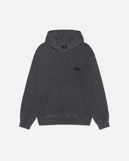 BASIC STUSSY PIG. DYED HOOD