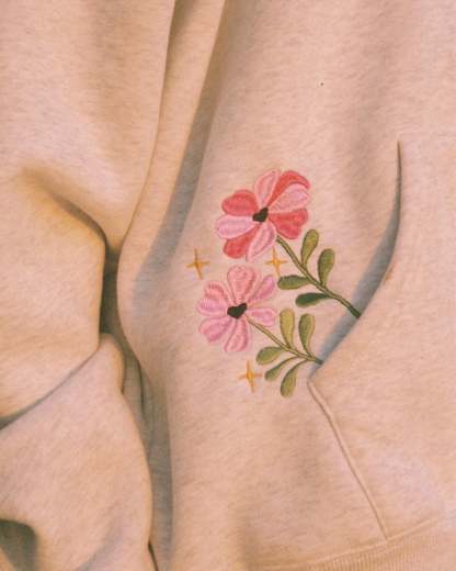 "Gift Giving" Oversized Lux Hoodie in Heather Gray