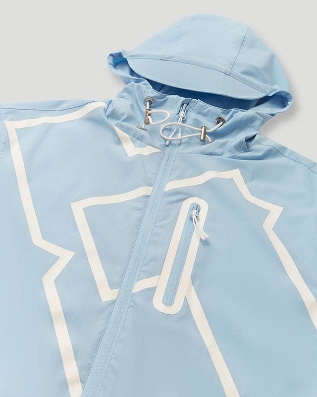 Geedup Hoodie OS G Lightweight Jacket Cool Blue