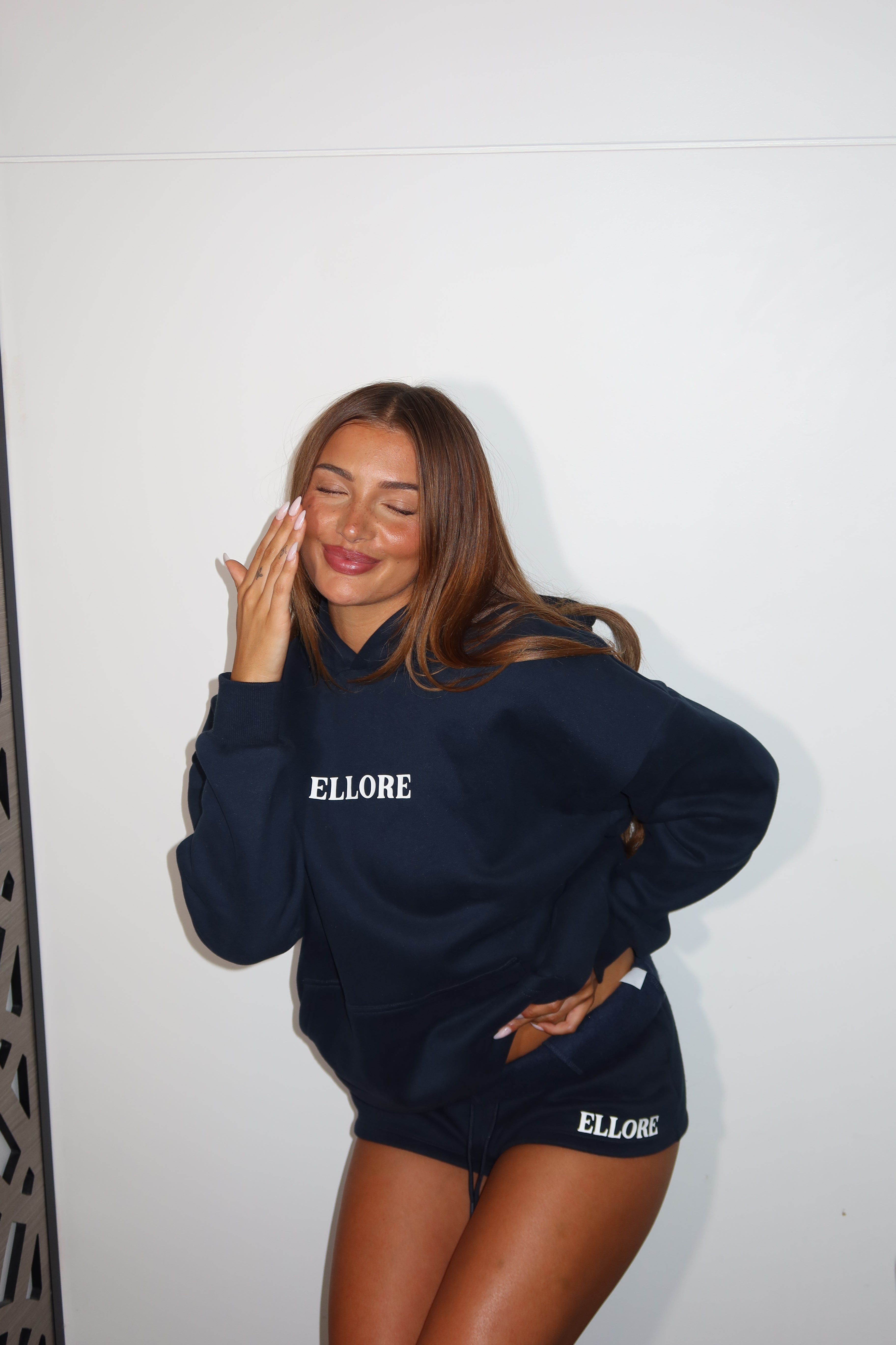 Boxy Oversized Hoodie - Jet Midnight