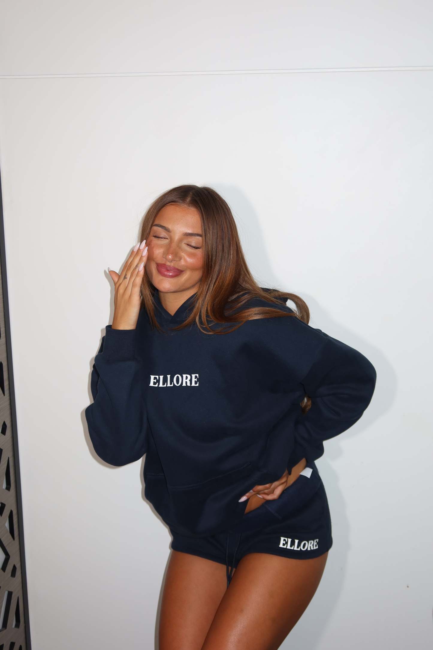 Boxy Oversized Hoodie - Jet Midnight