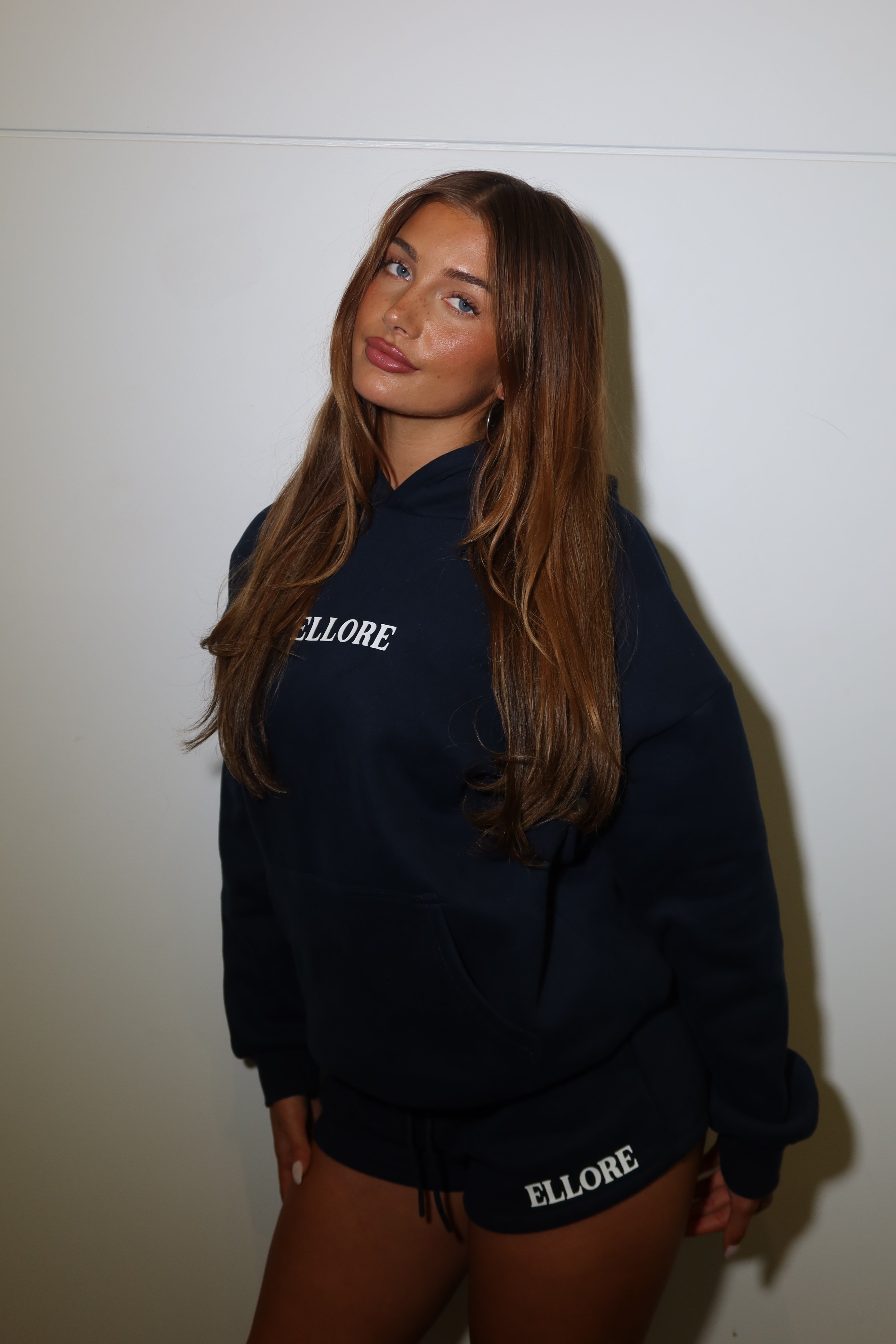 Boxy Oversized Hoodie - Jet Midnight