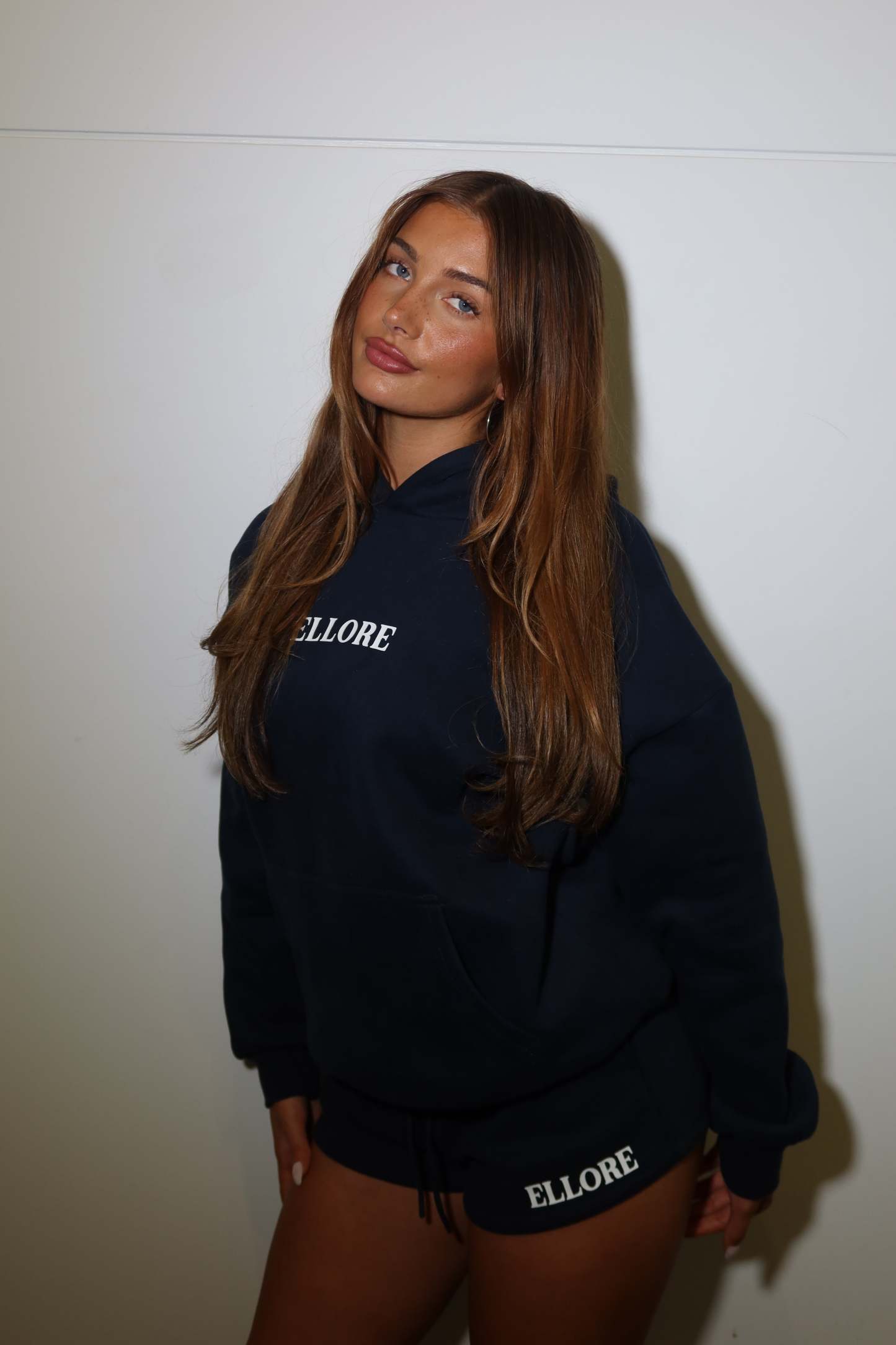 Boxy Oversized Hoodie - Jet Midnight