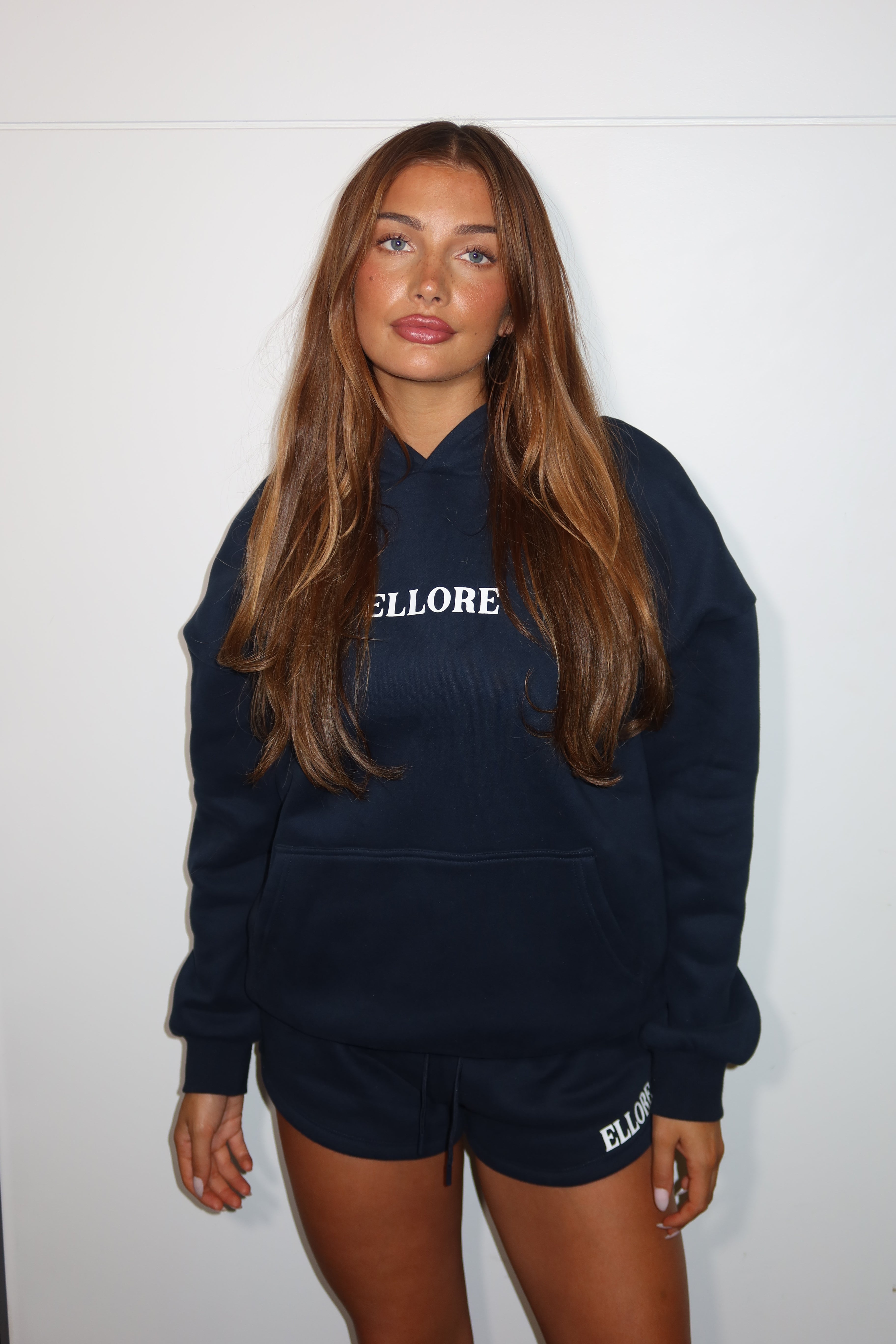 Boxy Oversized Hoodie - Jet Midnight