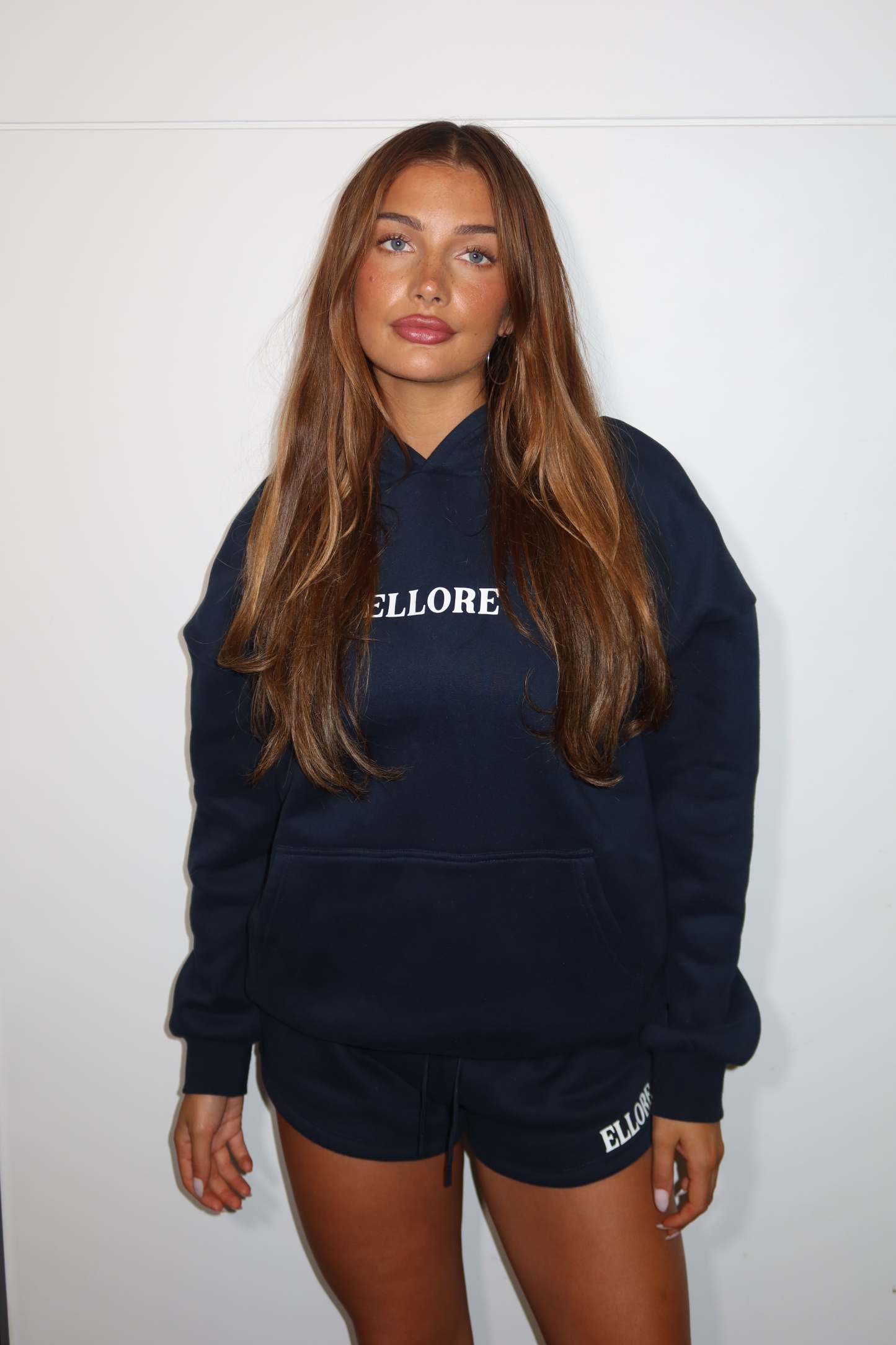 Boxy Oversized Hoodie - Jet Midnight
