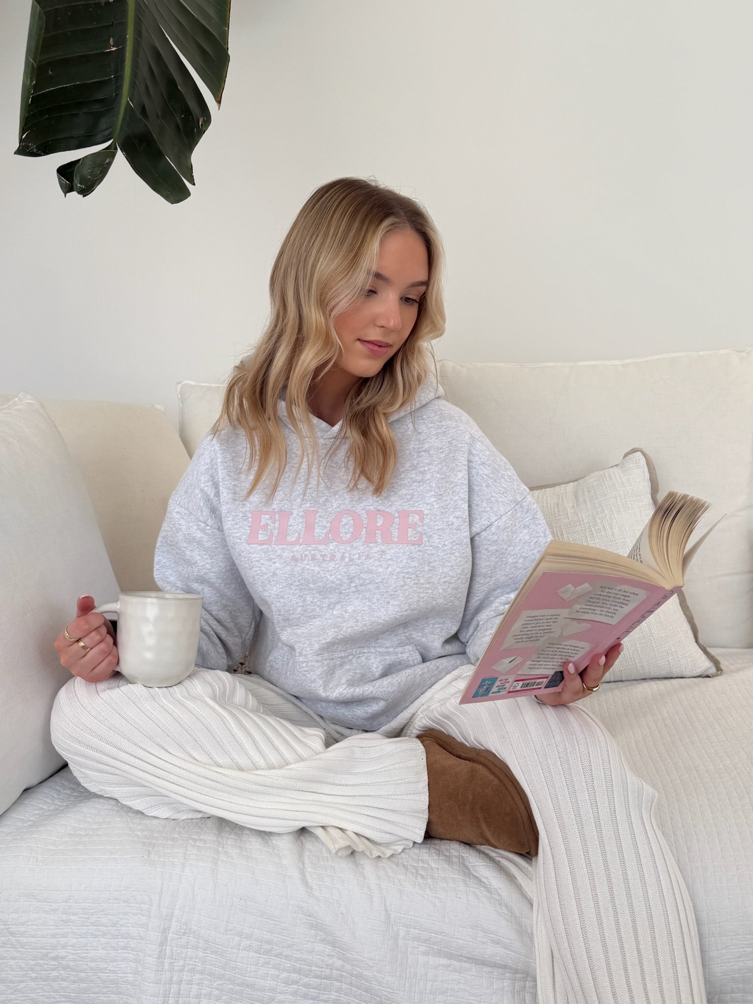 Boxy Oversized Hoodie - Flower