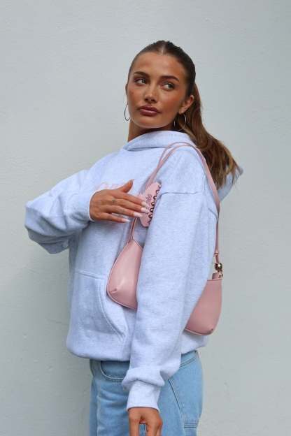 Boxy Oversized Hoodie - Flower
