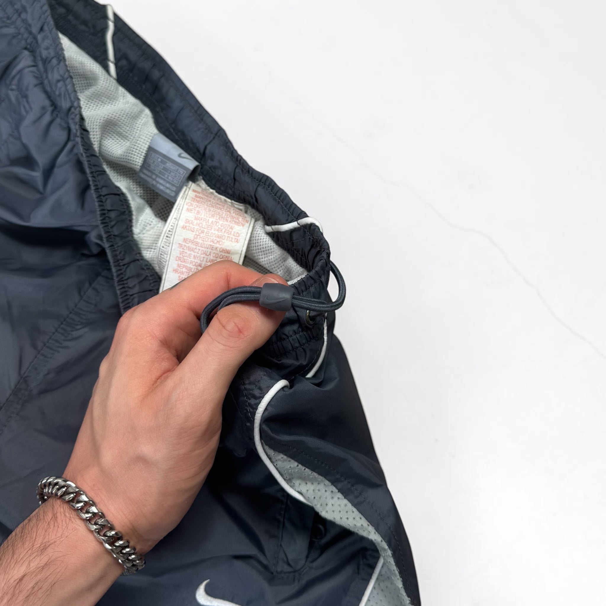 SUPER RARE 2000s Nike Trackpants Grey *PREMIUM* - (M)