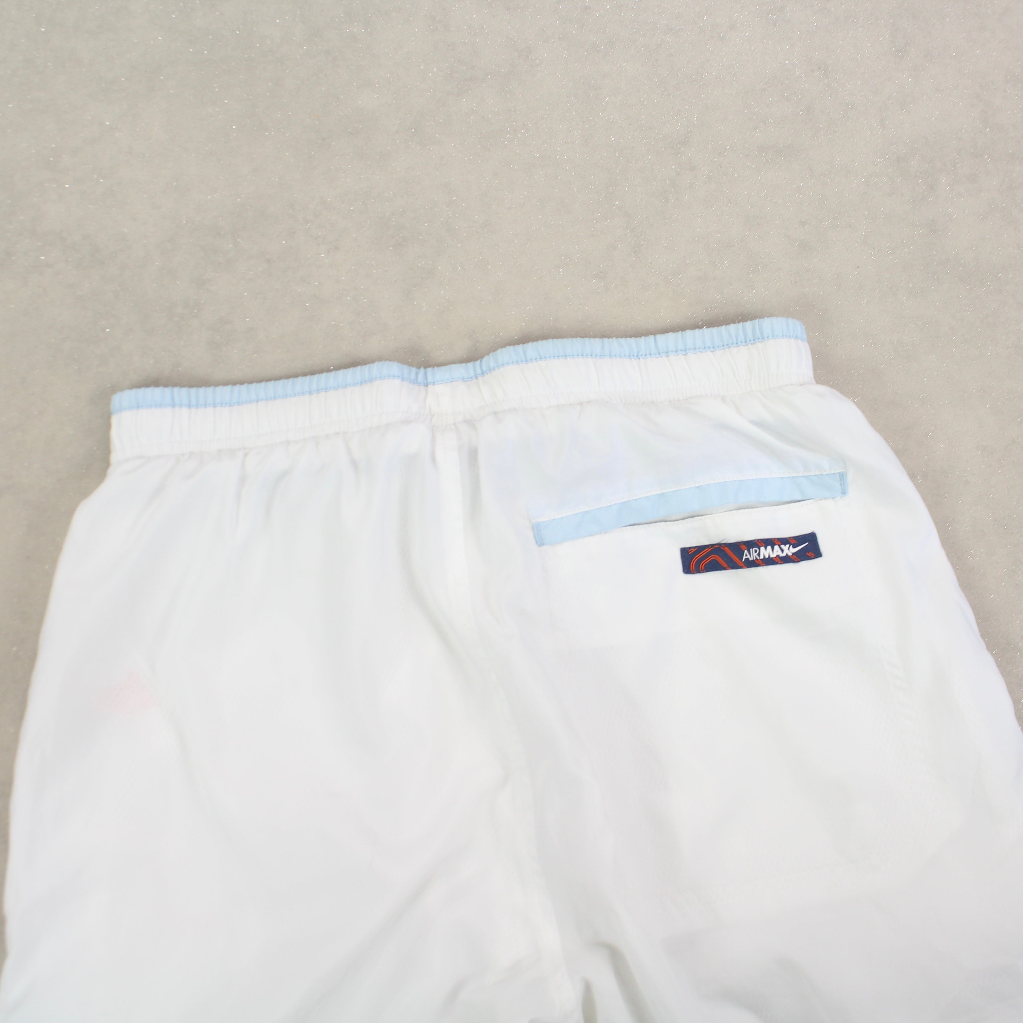 ULTRA RARE 2000s Nike Air Max Trackpants White *PREMIUM* - (L)