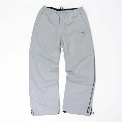 SUPER RARE 2000s Baggy Nike Trackpants Grey - (L)