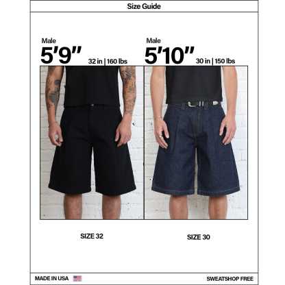 Shibuya Pleated Shorts | Baggy, Wide-Leg