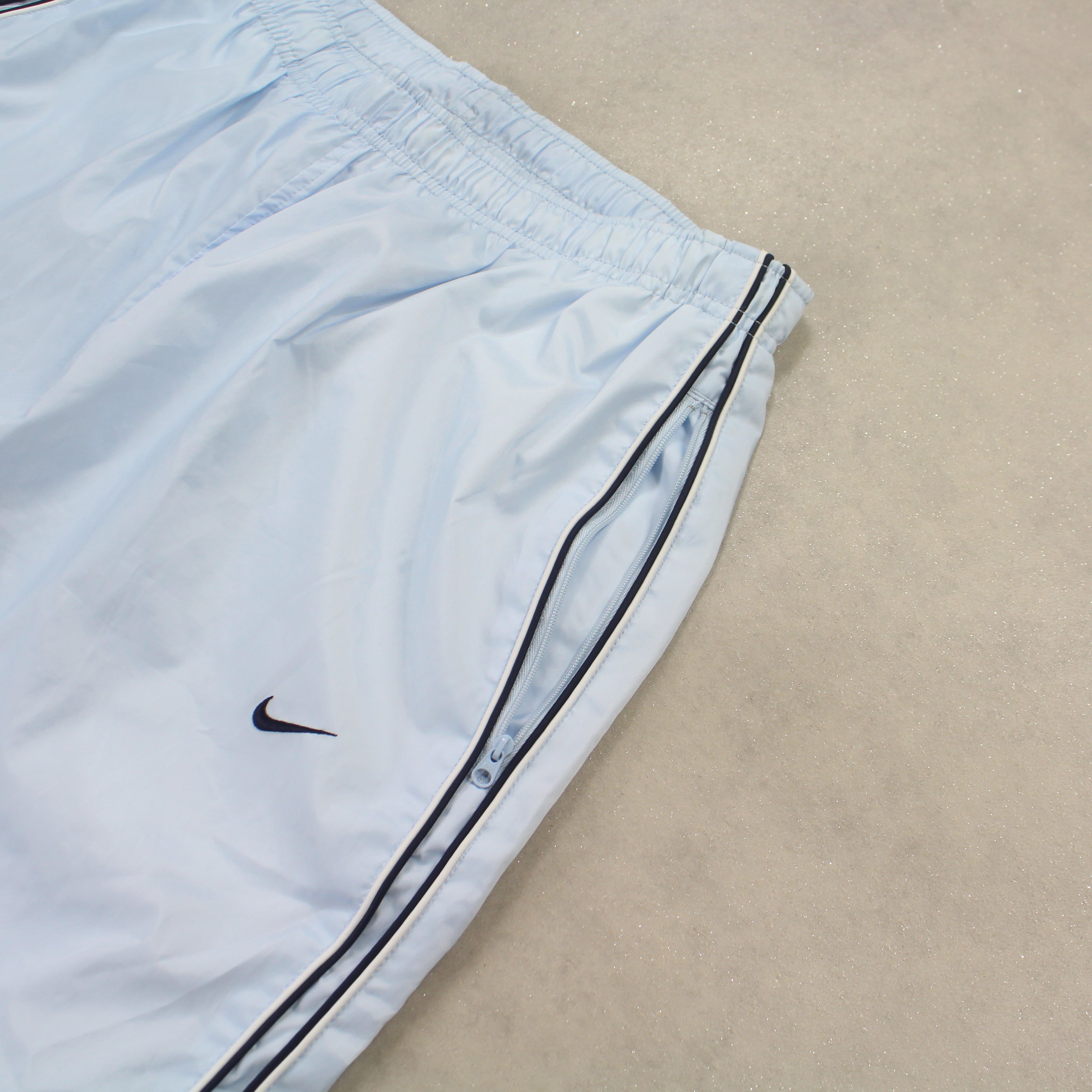 ULTRA RARE 2000s Nike Trackpants Blue - (L)