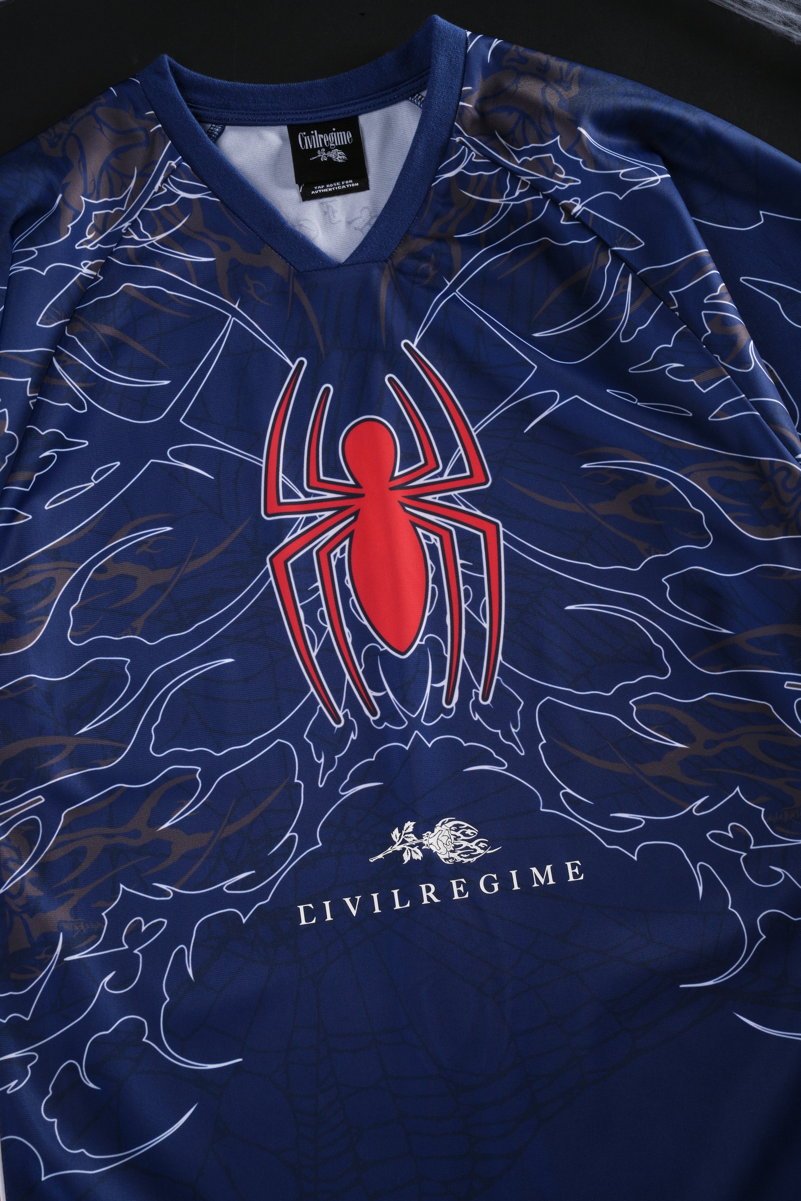 Parker In Webs Classic Soccer Jersey in Collegiate Blue