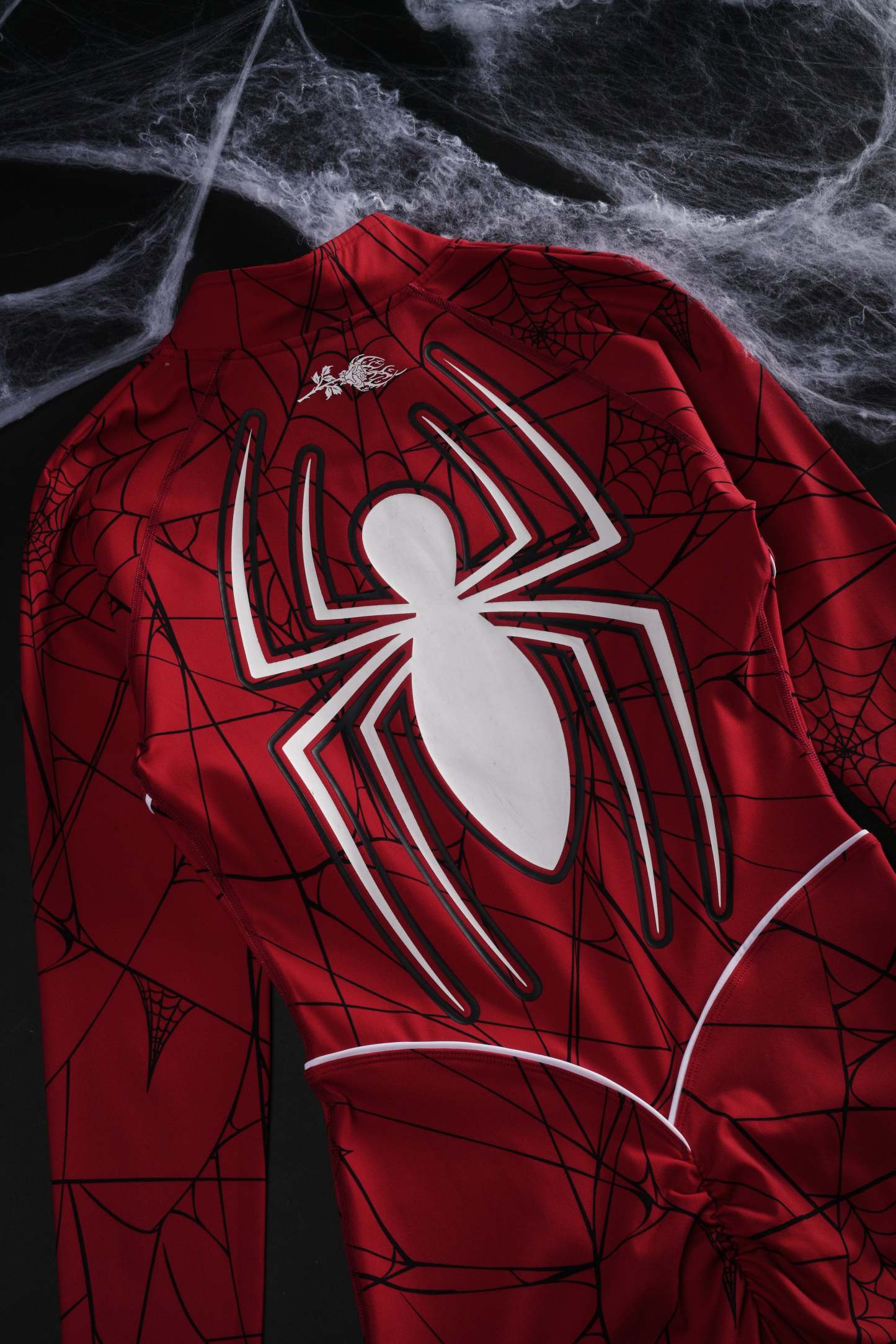 Urban Web Cat Suit in E-Red