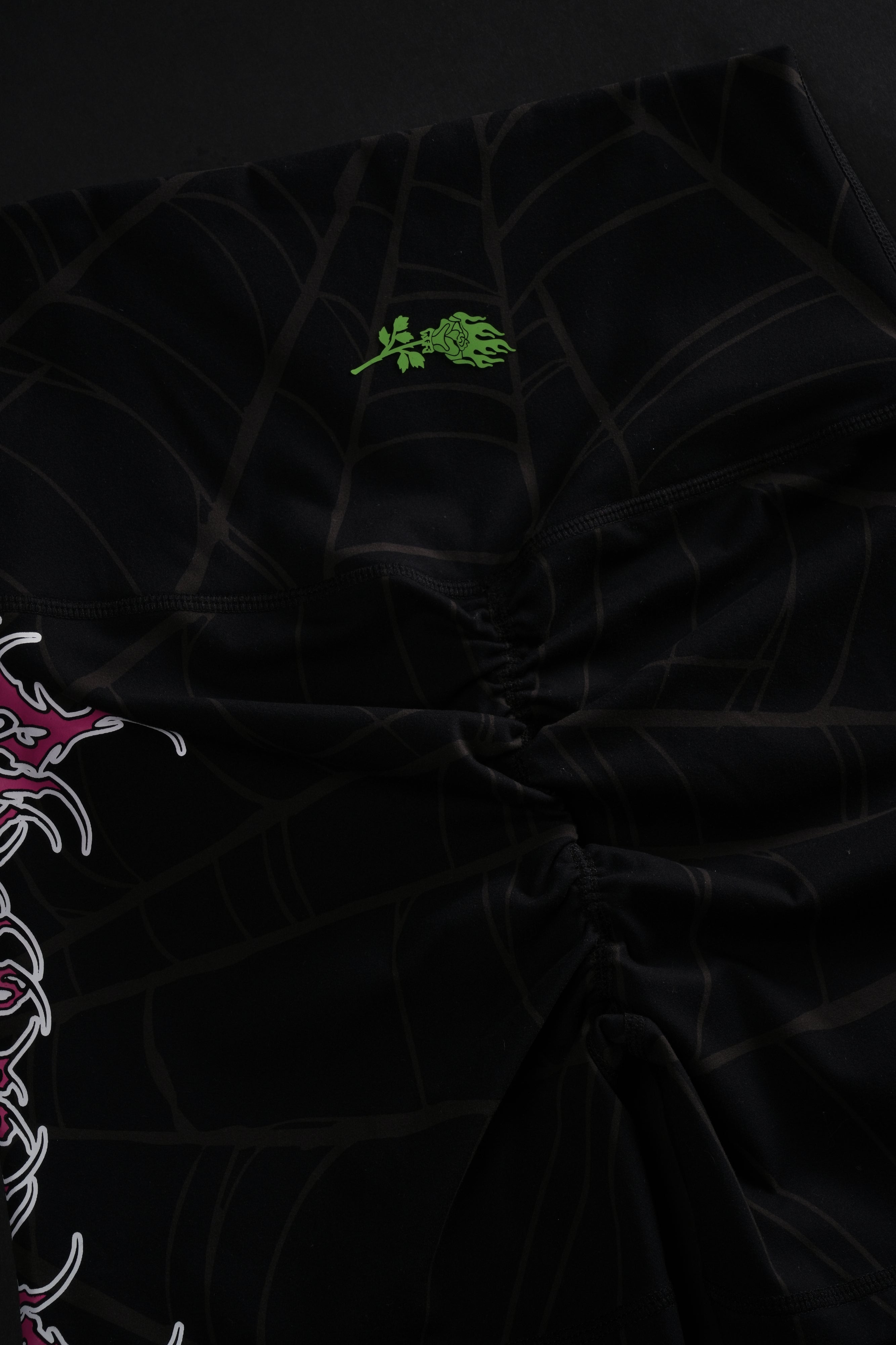 Shadow Coded Energy Bike Shorts in Black
