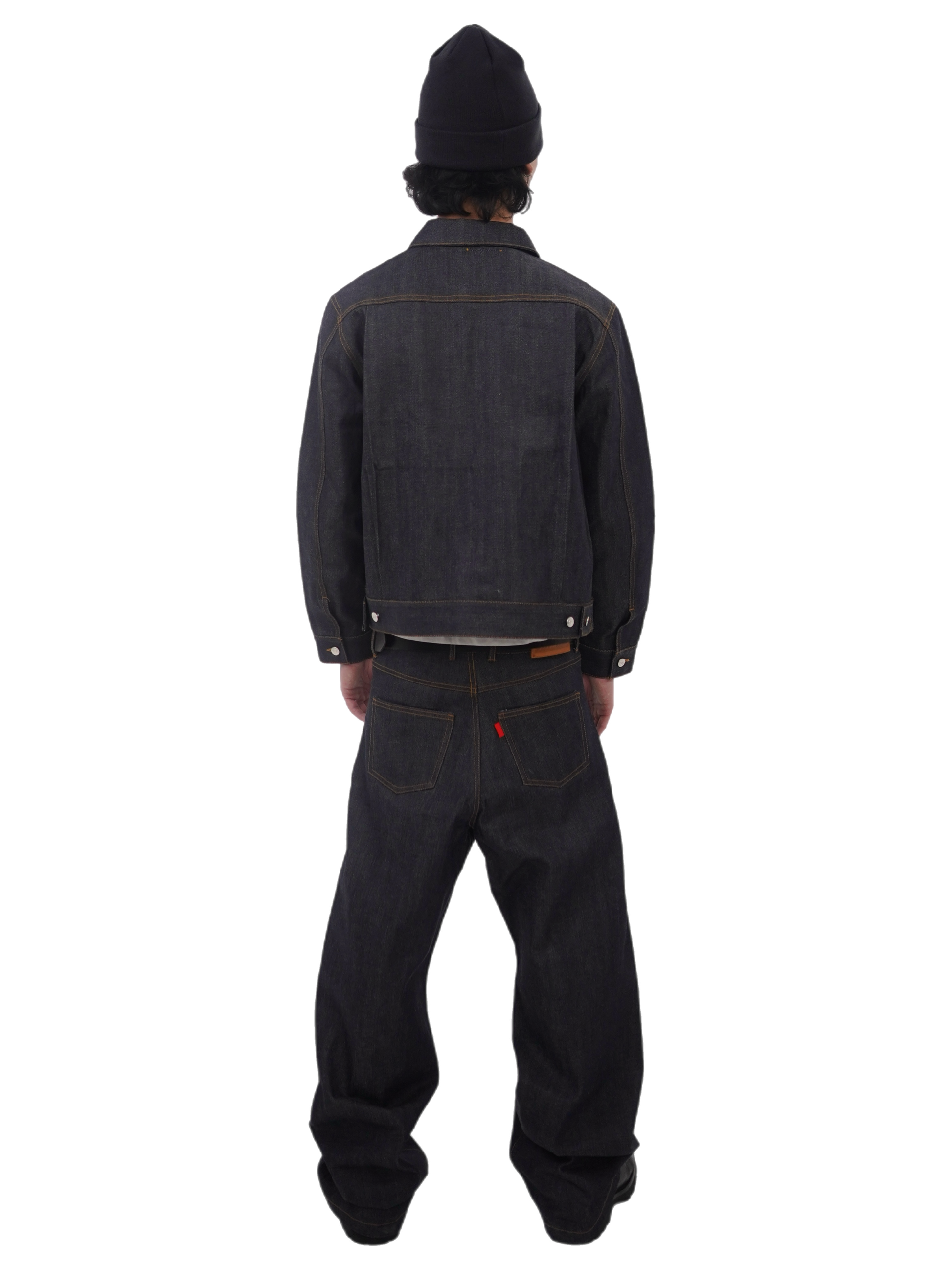 DARK INDIGO BAGGY JEANS