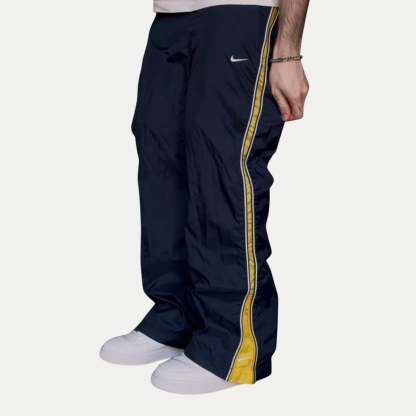 SUPER RARE 2000s Nike Trackpants Navy - (XS)