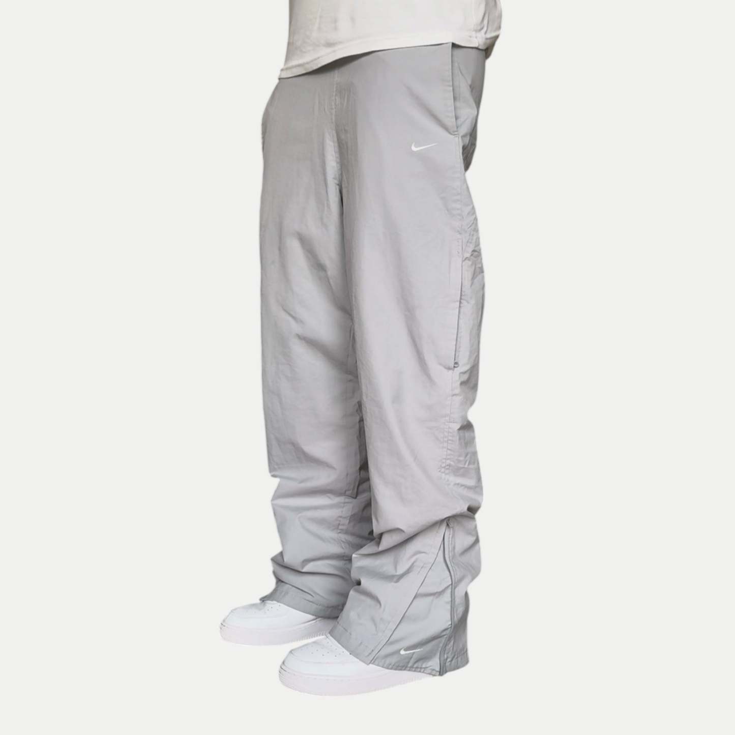 RARE 2000s Nike Trackpants Grey *PREMIUM* - (S)