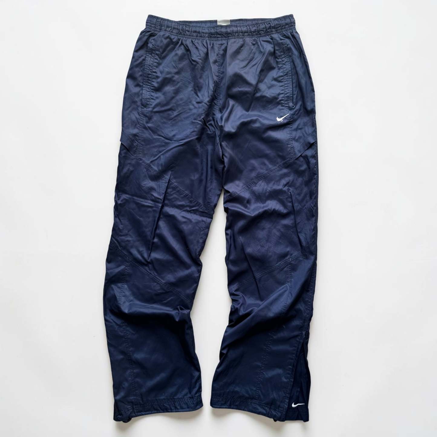 RARE 2000s Nike Trackpants Navy - (L)