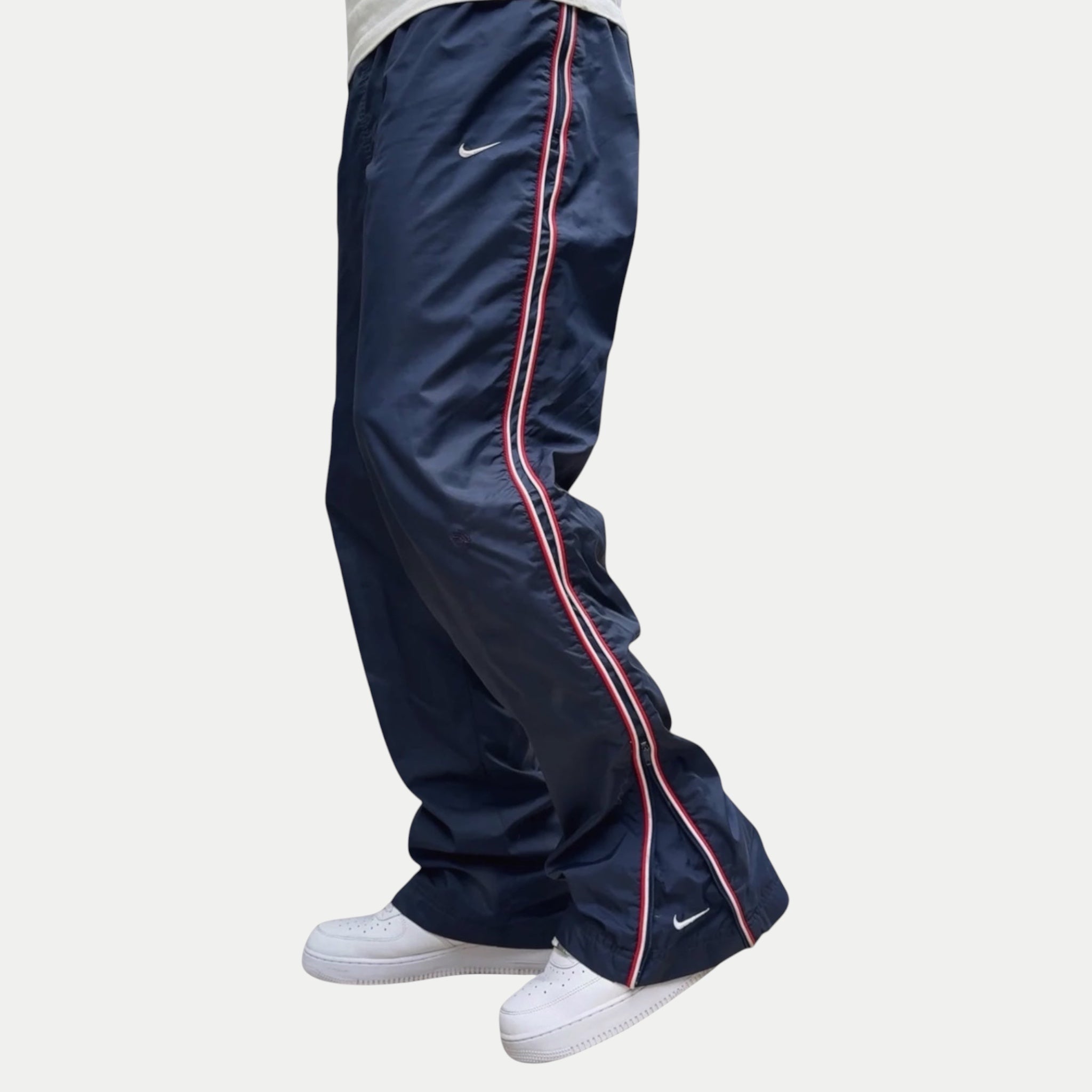 SUPER RARE 2000s Nike Trackpants Navy - (L)