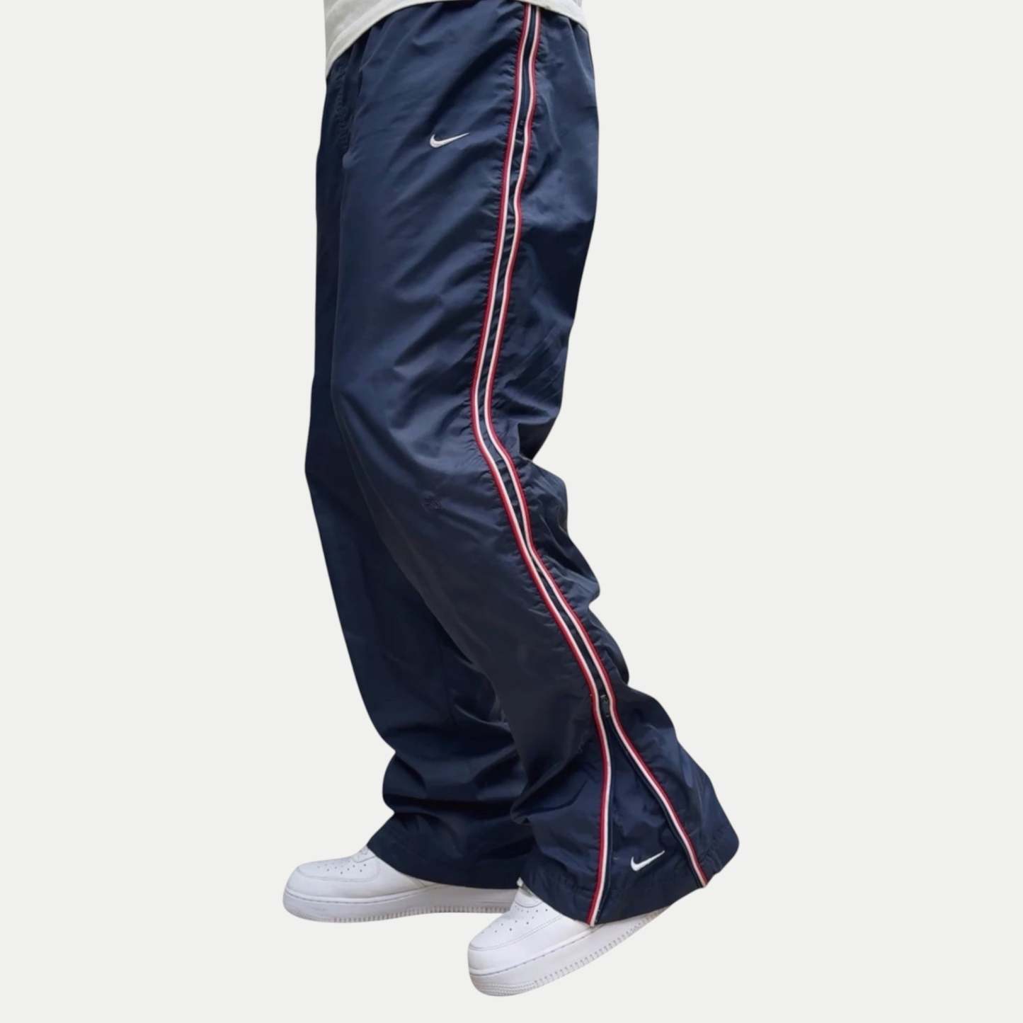 SUPER RARE 2000s Nike Trackpants Navy - (L)