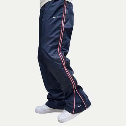 SUPER RARE 2000s Nike Trackpants Navy - (L)