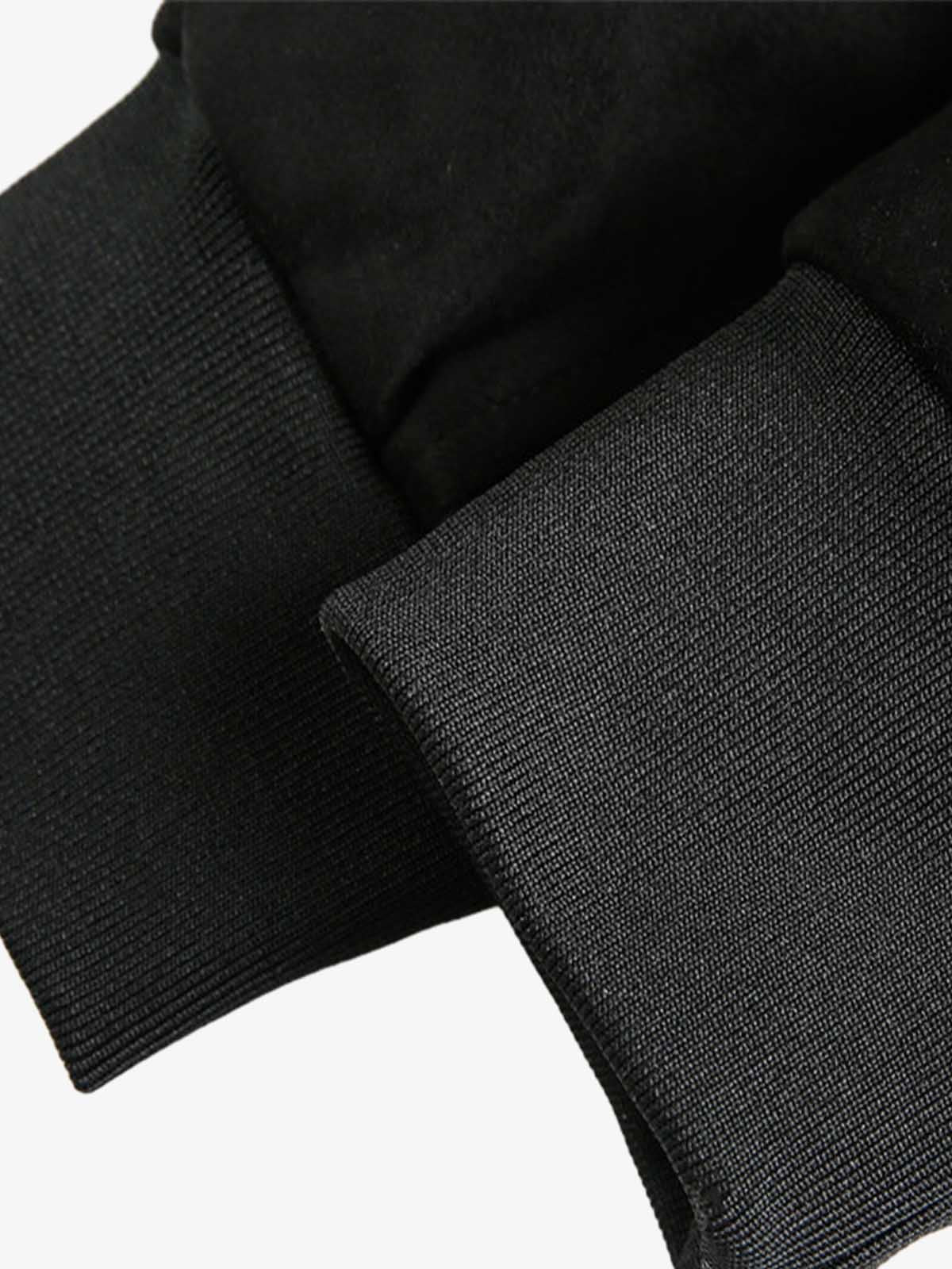 Suede Leopard-Trimmed Paneled Bomber Jacket