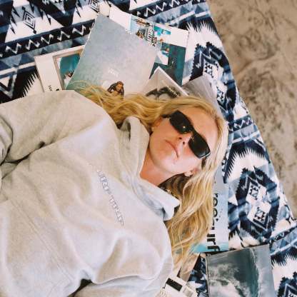 Exclusive Surf Trip Vintage Plaid Hoodie