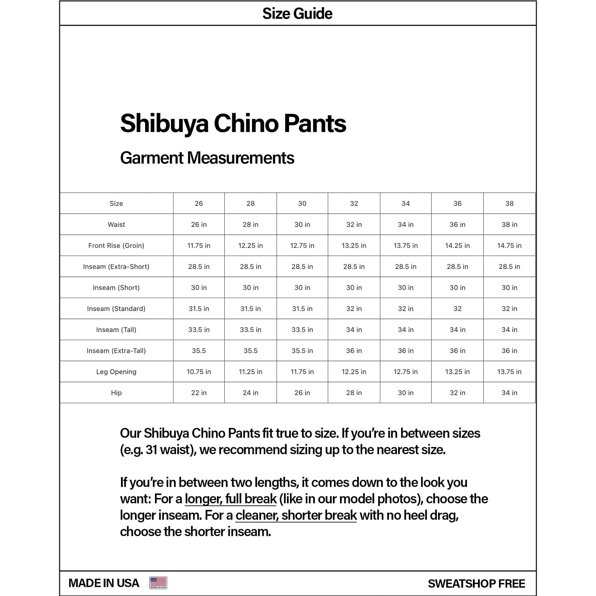 Shibuya Chino Pants | Baggy, Wide-Leg
