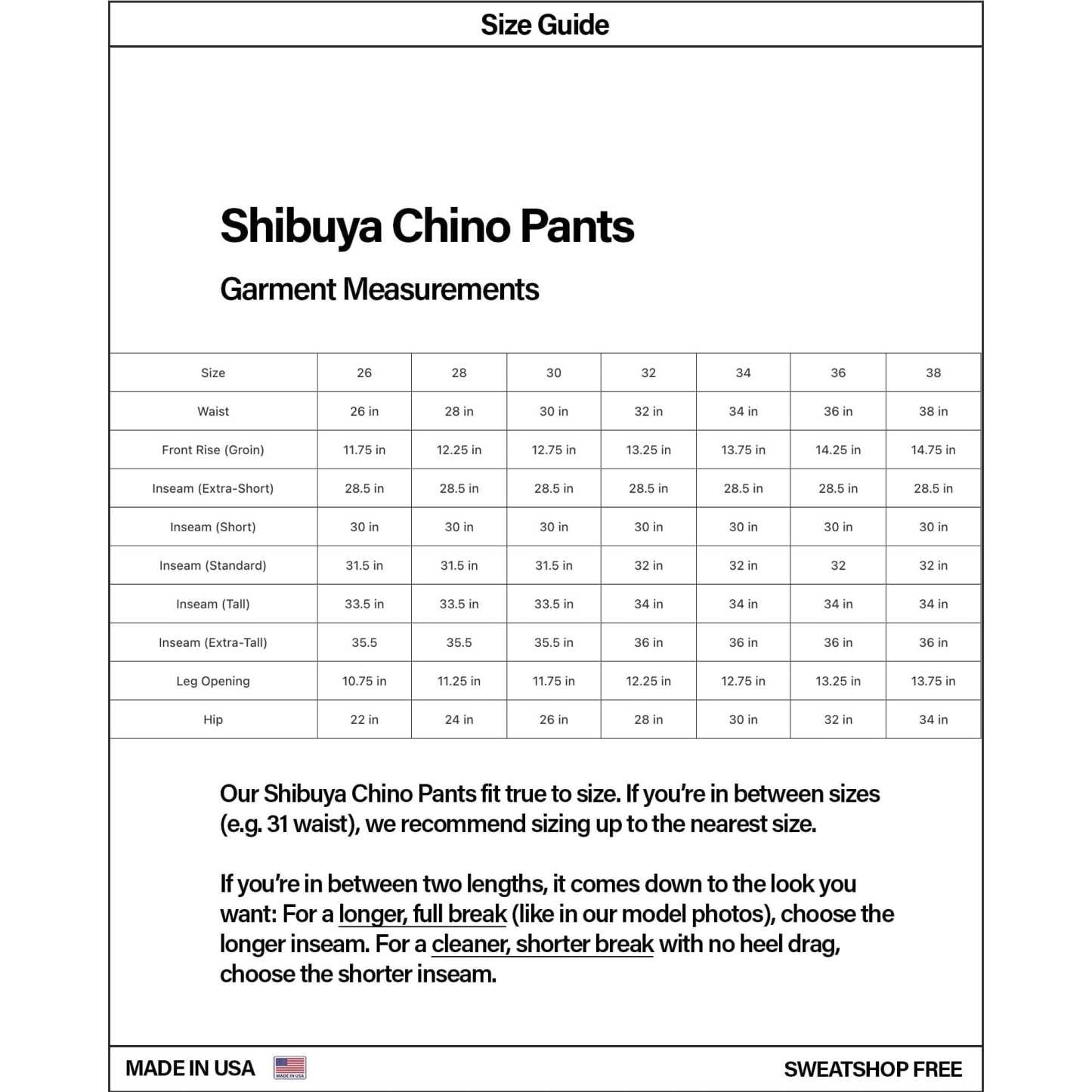 Shibuya Chino Pants | Baggy, Wide-Leg