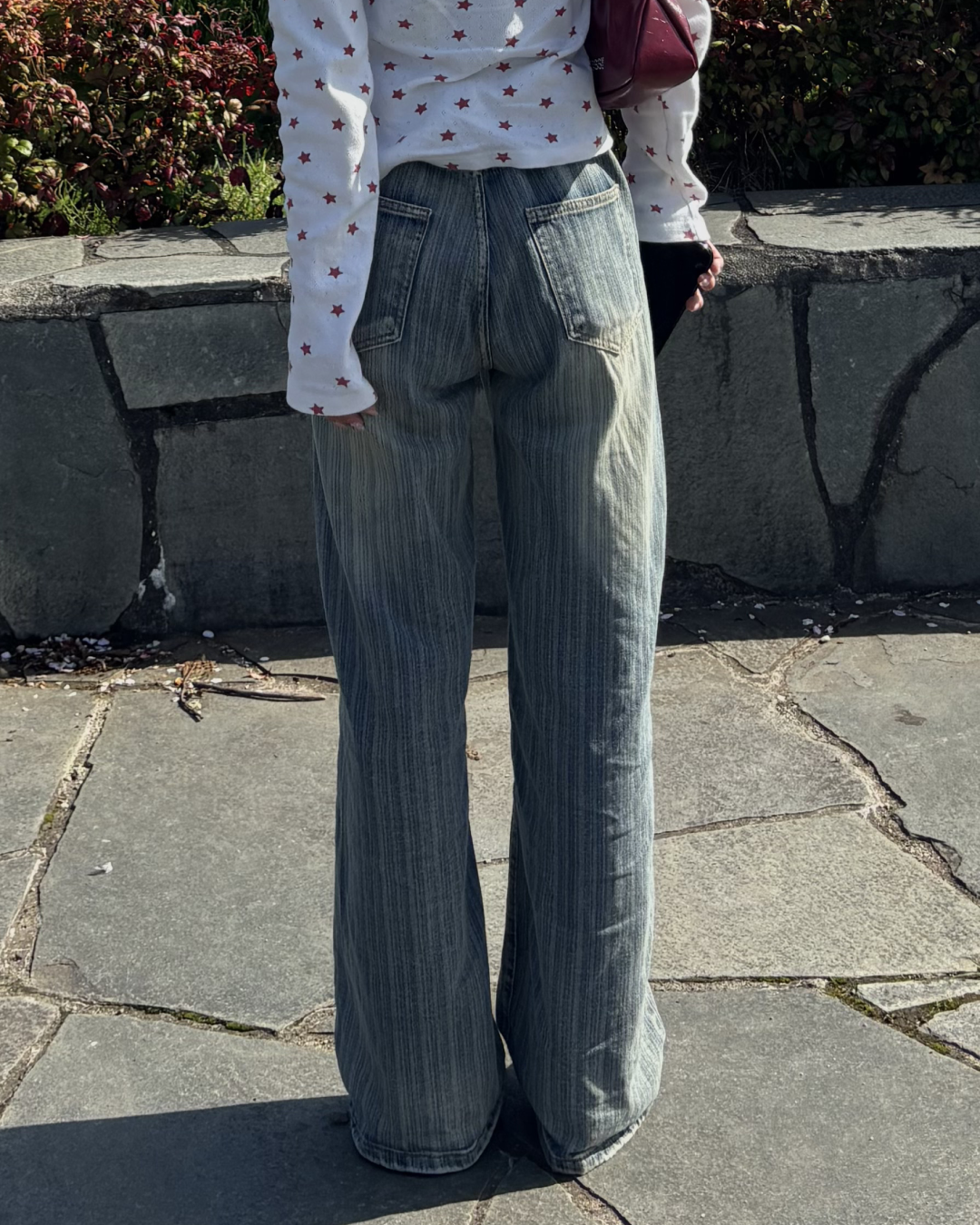 Stripe Straight Pants BB0005