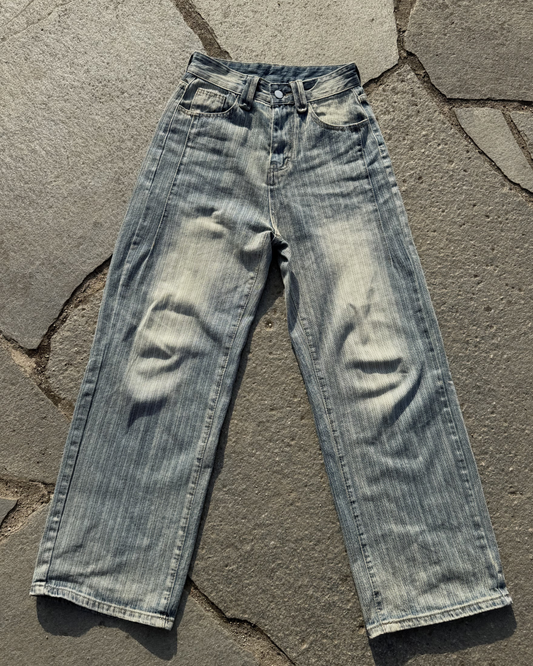 Stripe Straight Pants BB0005